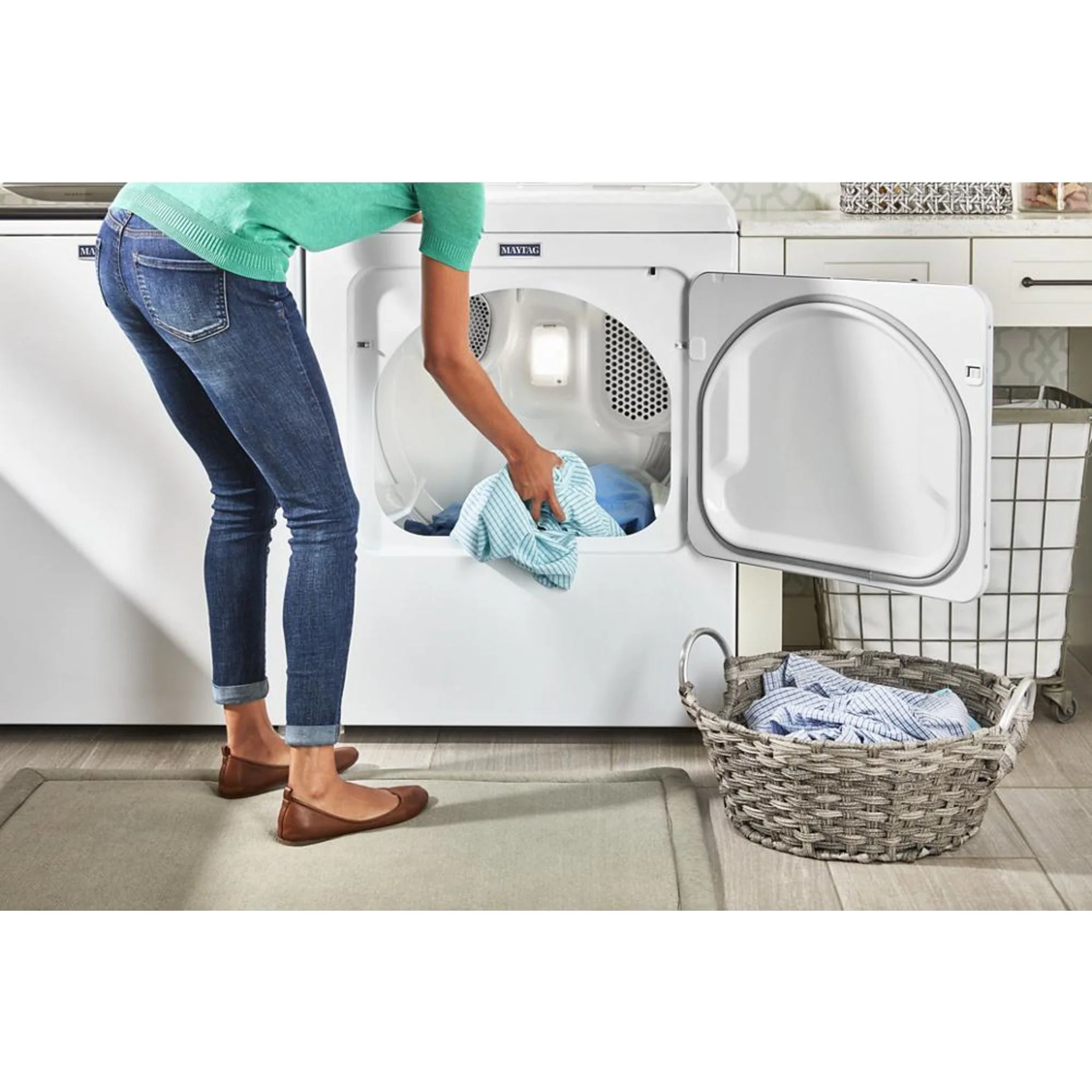 Maytag Top Load Electric Dryer with Advanced Moisture Sensing - 7.0 cu. ft. (YMED6200KW) - Image 3
