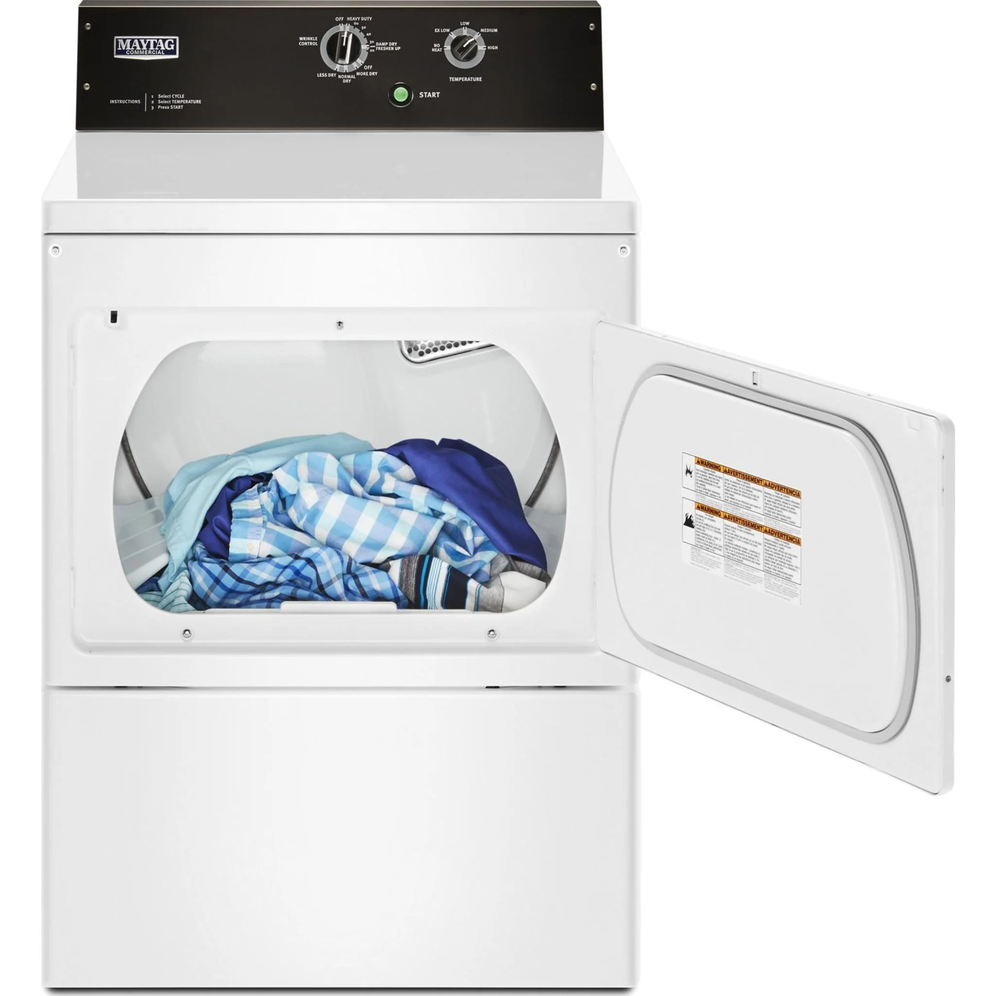 Maytag 7.4 cu. ft. COMMERCIAL-GRADE RESIDENTIAL DRYER (YMEDP575GW) - Image 13