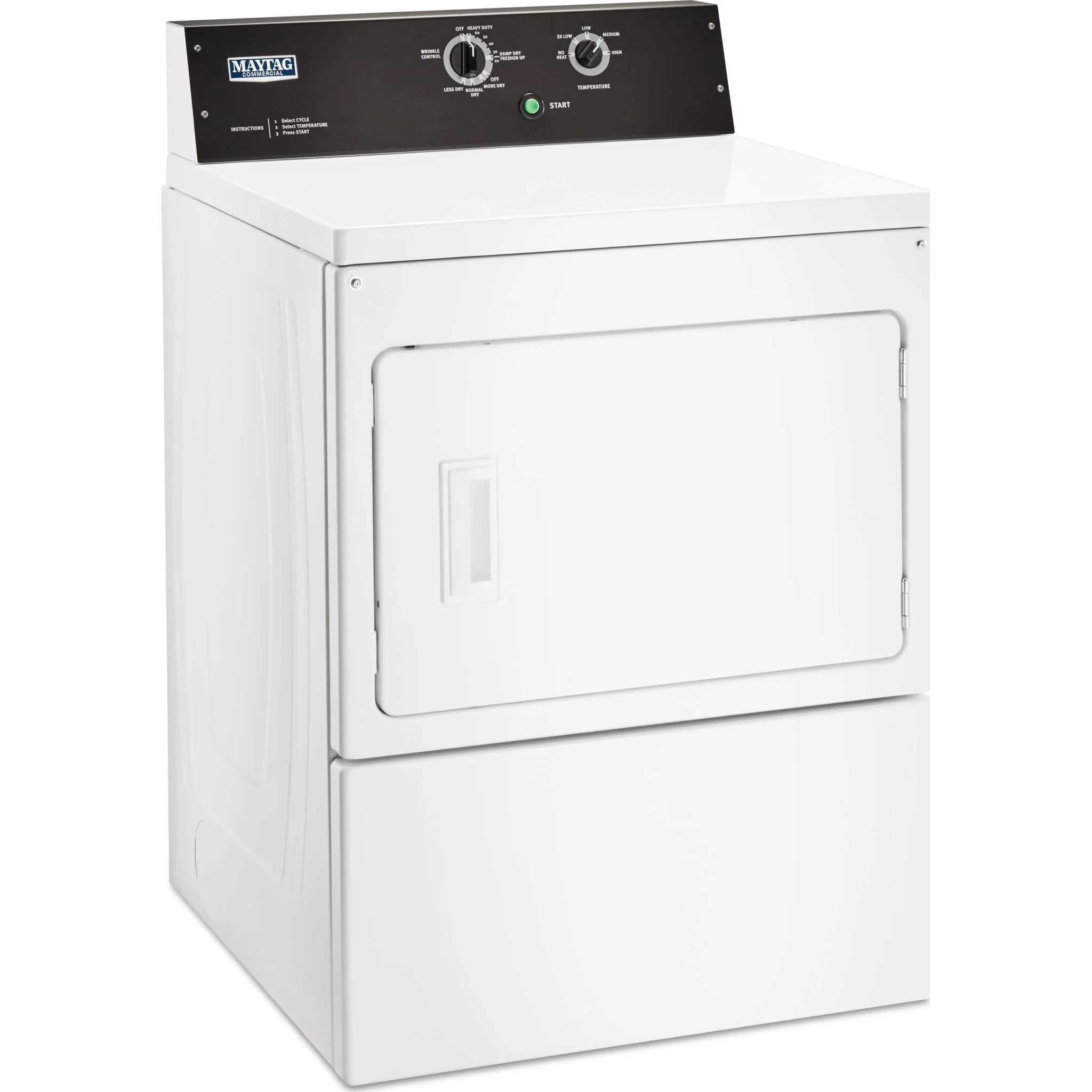 Maytag 7.4 cu. ft. COMMERCIAL-GRADE RESIDENTIAL DRYER (YMEDP575GW) - Image 2