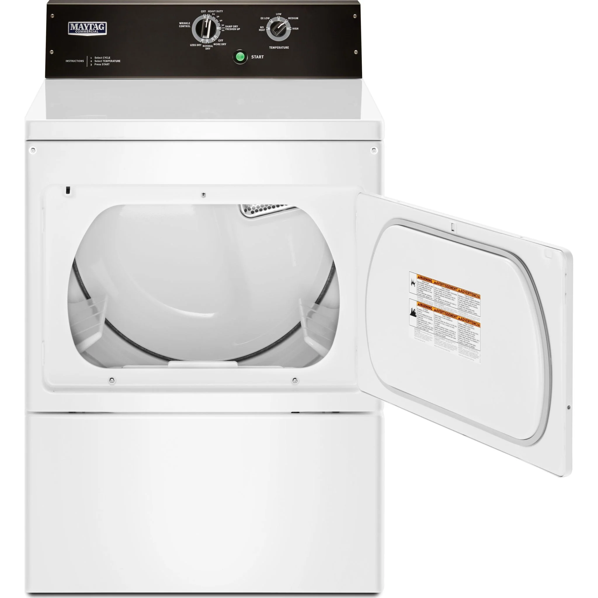 Maytag 7.4 cu. ft. COMMERCIAL-GRADE RESIDENTIAL DRYER (YMEDP575GW) - Image 3