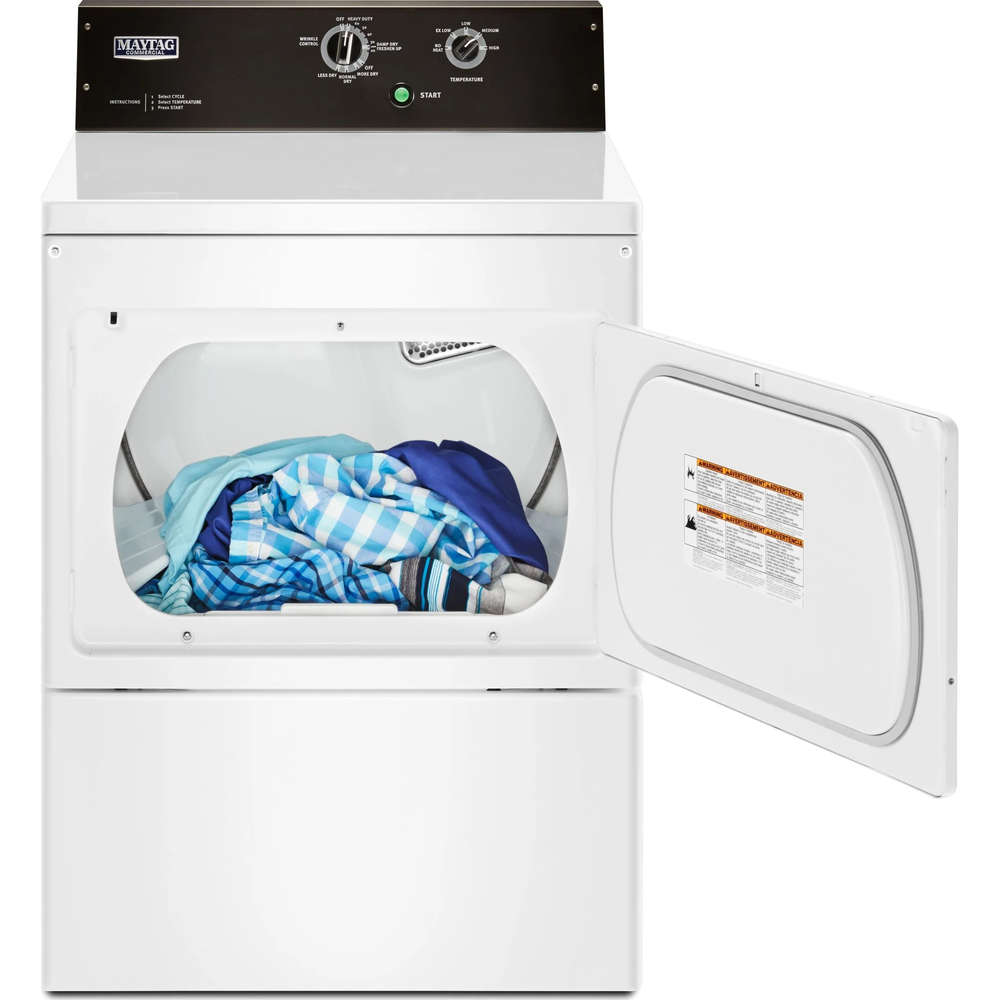 Maytag 7.4 cu. ft. COMMERCIAL-GRADE RESIDENTIAL DRYER (YMEDP575GW) - Image 4