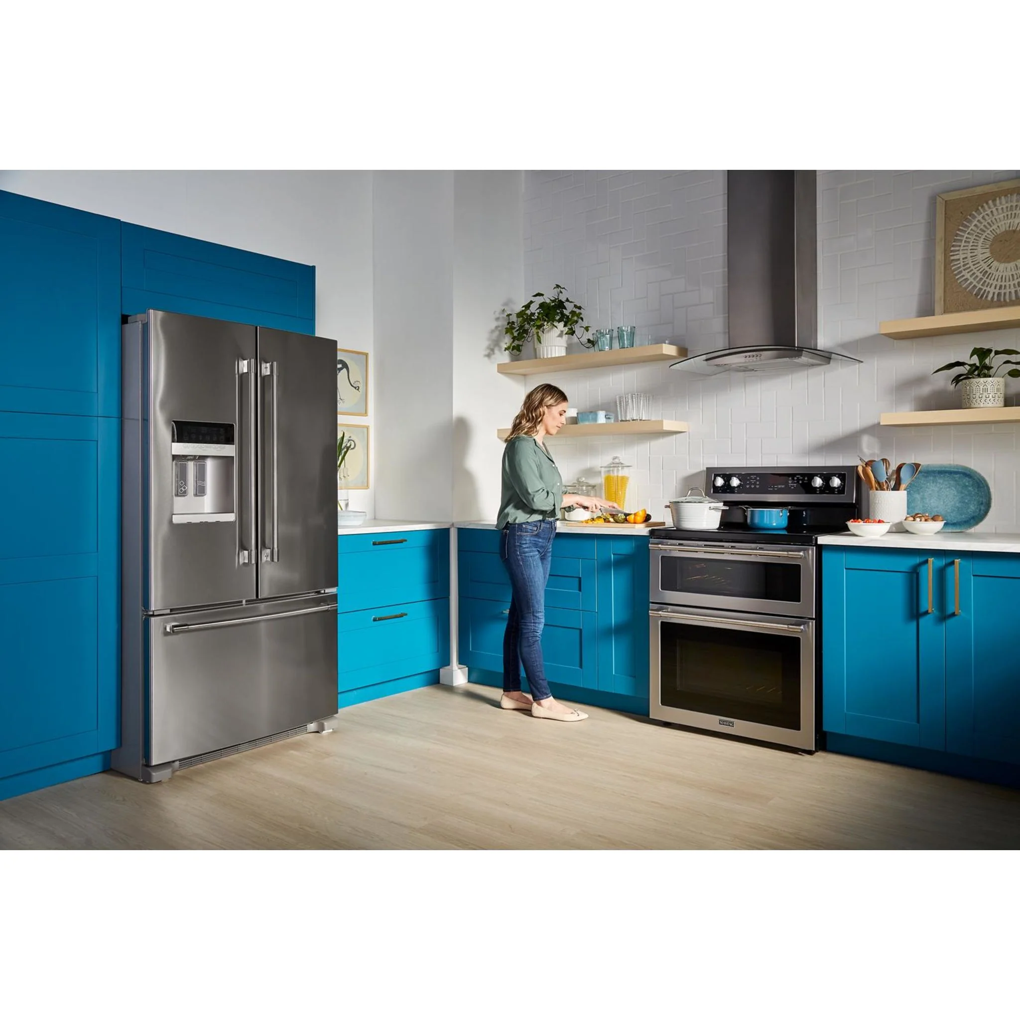 Maytag 30-Inch Wide Double Oven Electric Range With True Convection - 6.7 Cu. Ft. -Stainless Steel (YMET8800FZ) - Image 22