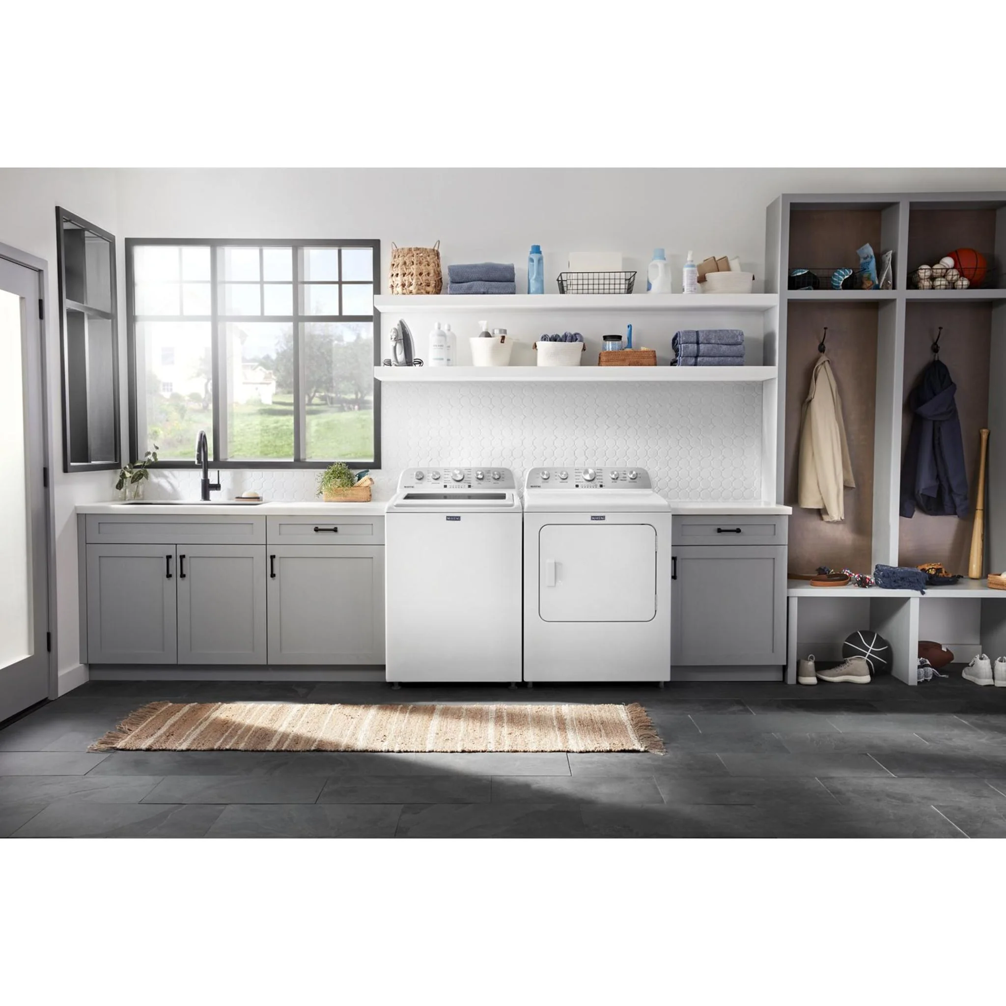 Maytag Top Load Electric Dryer with Steam-Enhanced Cycles - 7.0 cu. ft. -White (YMED5430MW) - Image 12