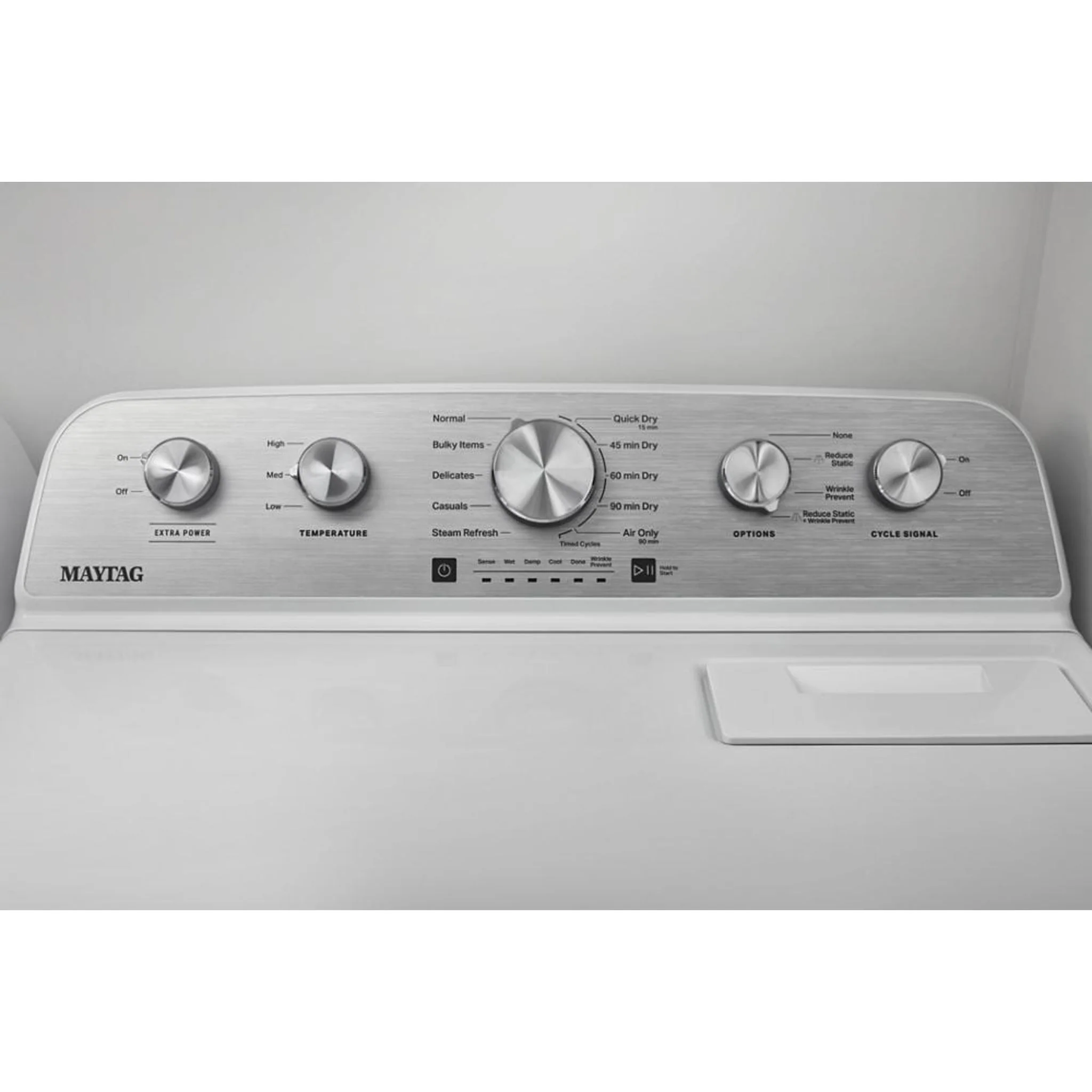 Maytag Top Load Electric Dryer with Steam-Enhanced Cycles - 7.0 cu. ft. -White (YMED5430MW) - Image 17