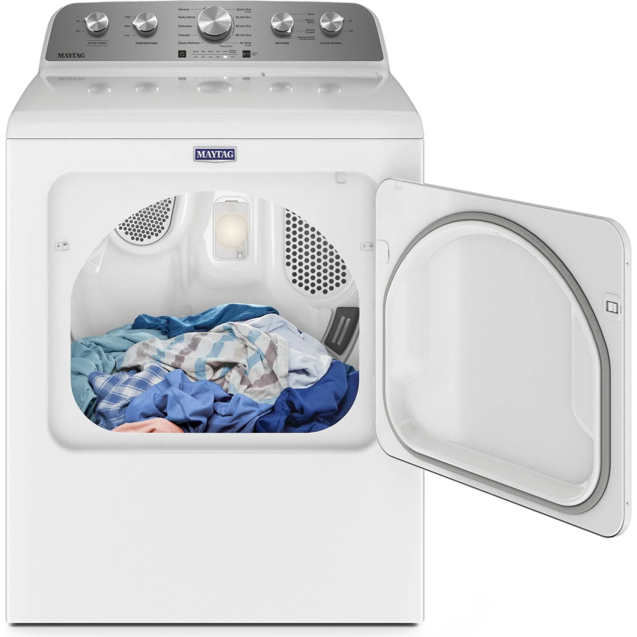 Maytag Top Load Electric Dryer with Steam-Enhanced Cycles - 7.0 cu. ft. -White (YMED5430MW) - Image 23