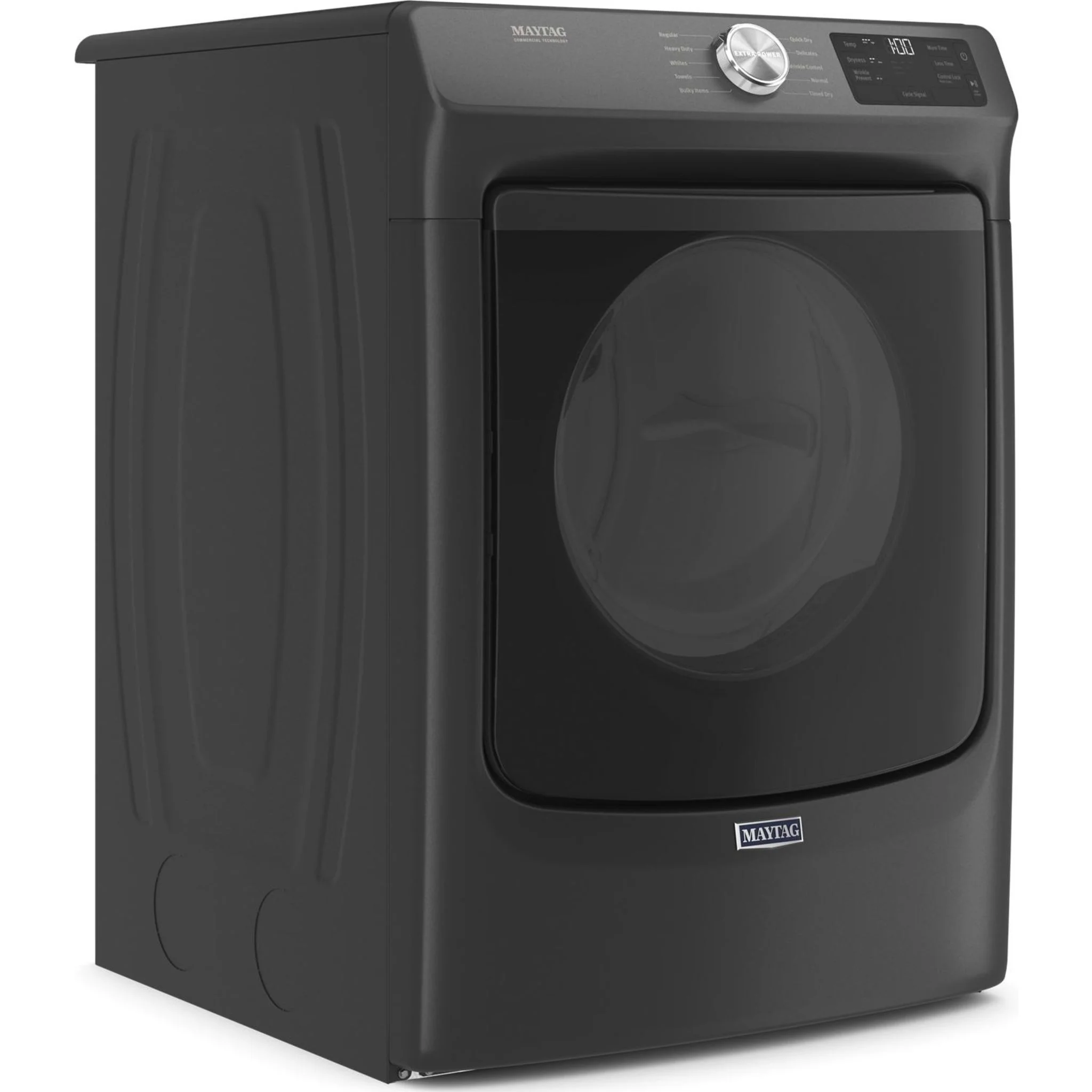 Maytag Front Load Electric Dryer with Extra Power and Quick Dry cycle - 7.3 cu. ft. -Volcano Black (YMED5630MBK) - Image 22