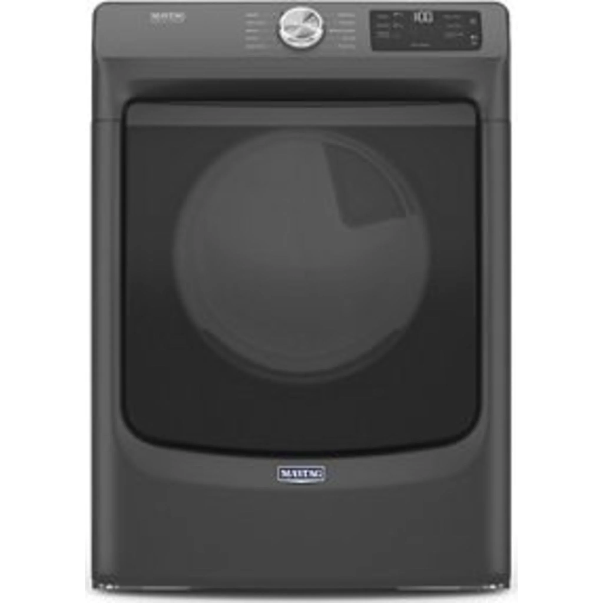 Maytag Front Load Electric Dryer with Extra Power and Quick Dry cycle - 7.3 cu. ft. -Volcano Black (YMED5630MBK) - Image 9