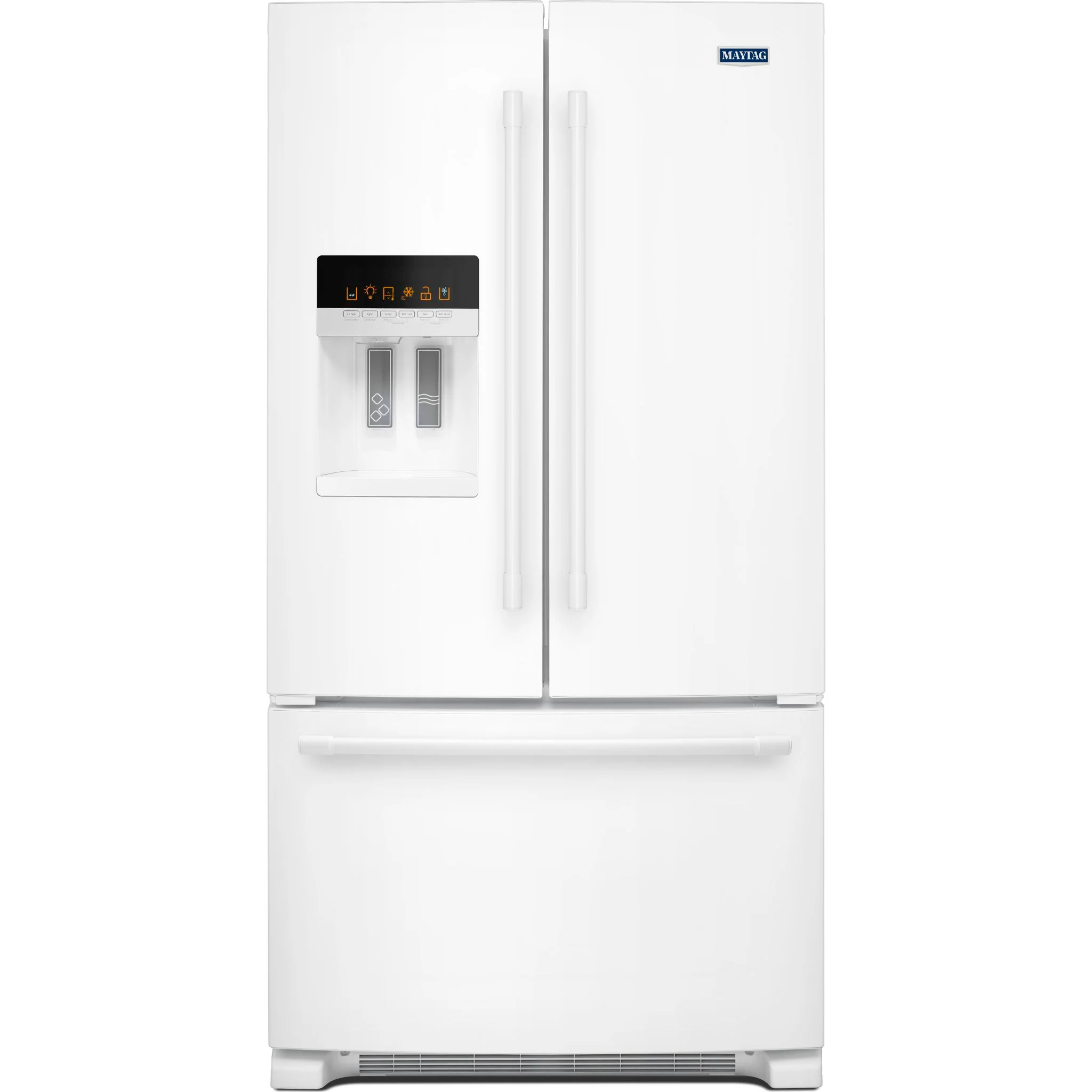 Maytag 36- Inch Wide French Door Refrigerator with PowerCold Feature - 25 Cu. Ft. -White (MFI2570FEW) - Image 11