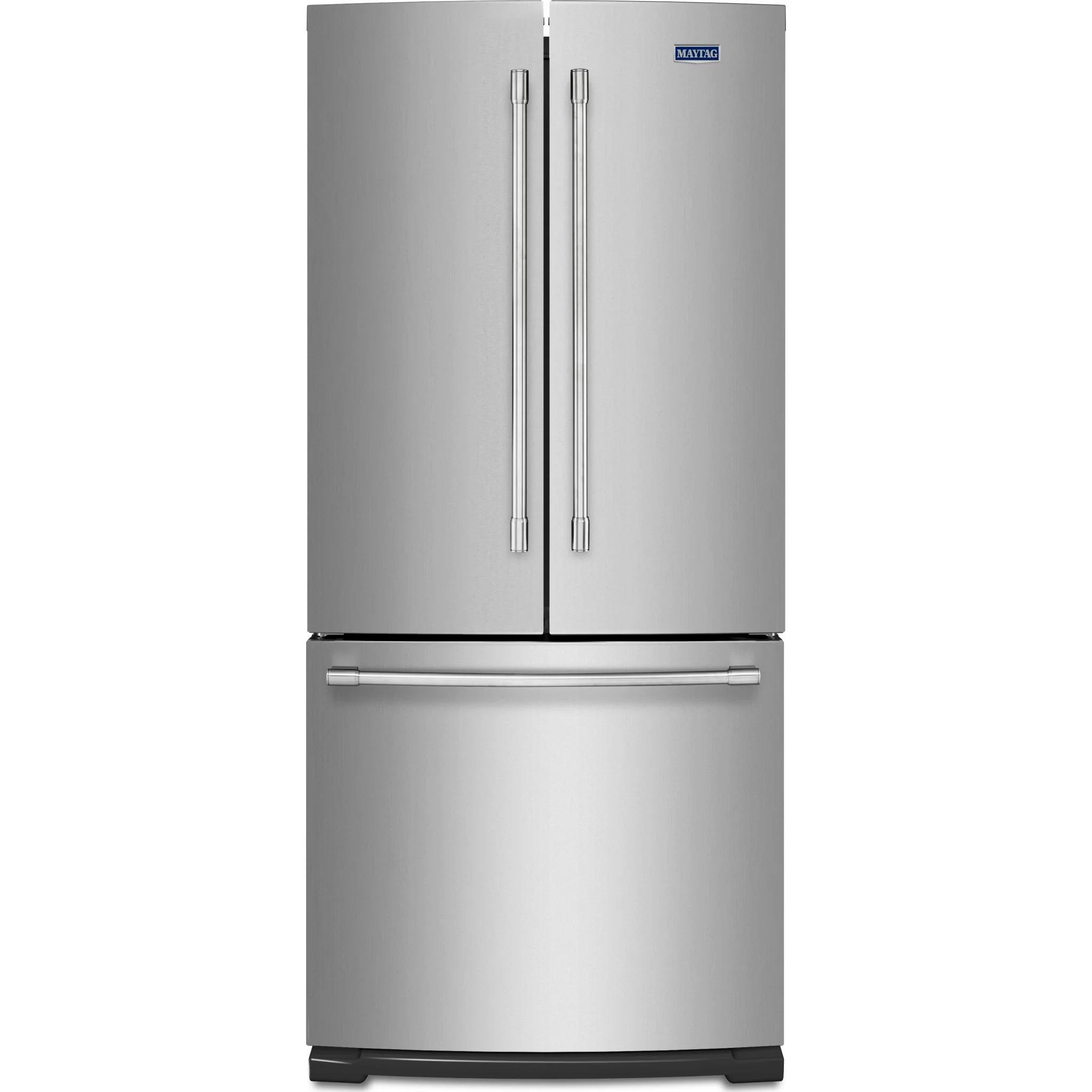 Maytag 19.6 cu ft French Door Refrigerator with StrongboxDoor Bins -Fingerprint Resistant Stainless Steel (MFB2055FRZ) - Image 3