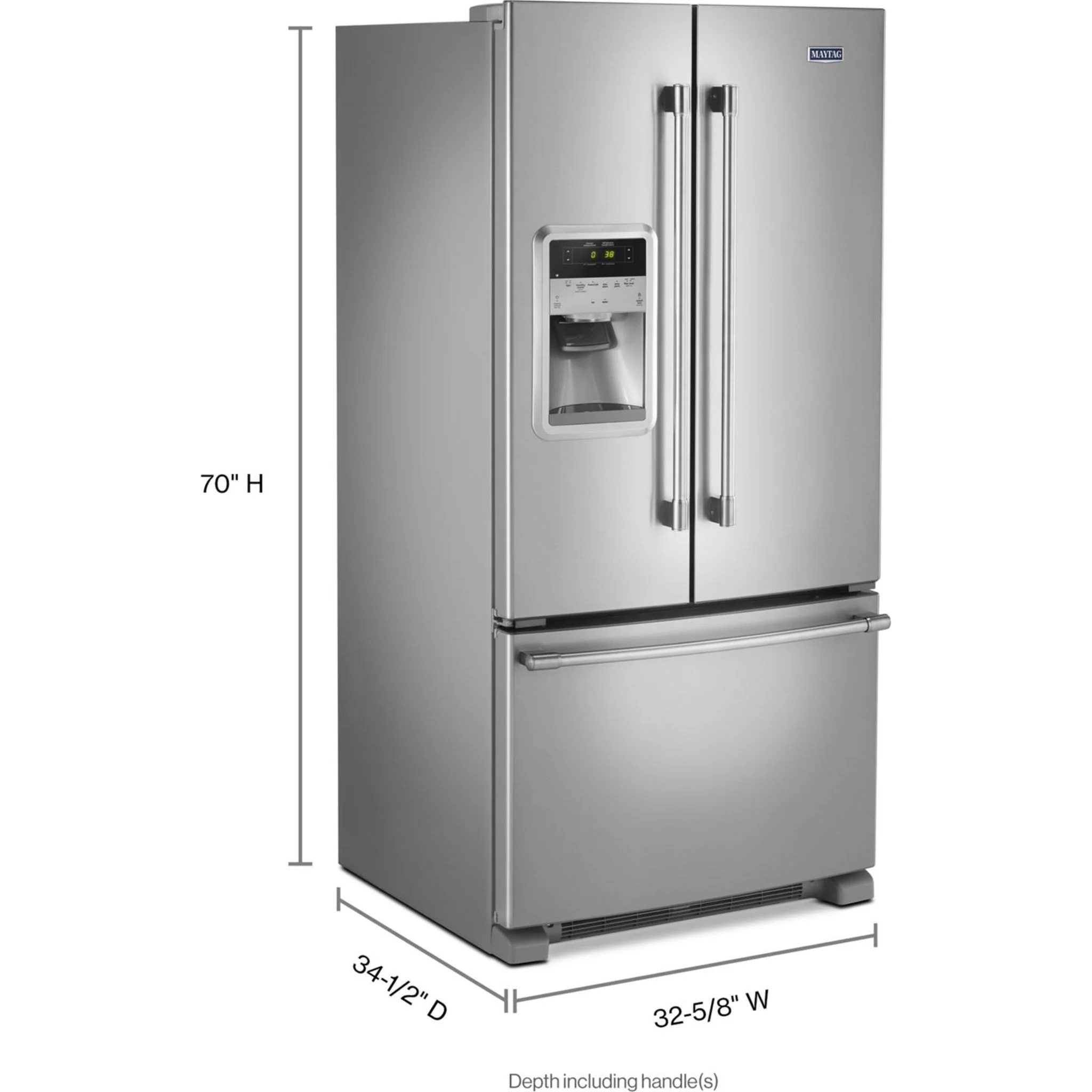 Maytag French Door Fridge (MFI2269FRZ) - Stainless Steel - Image 18