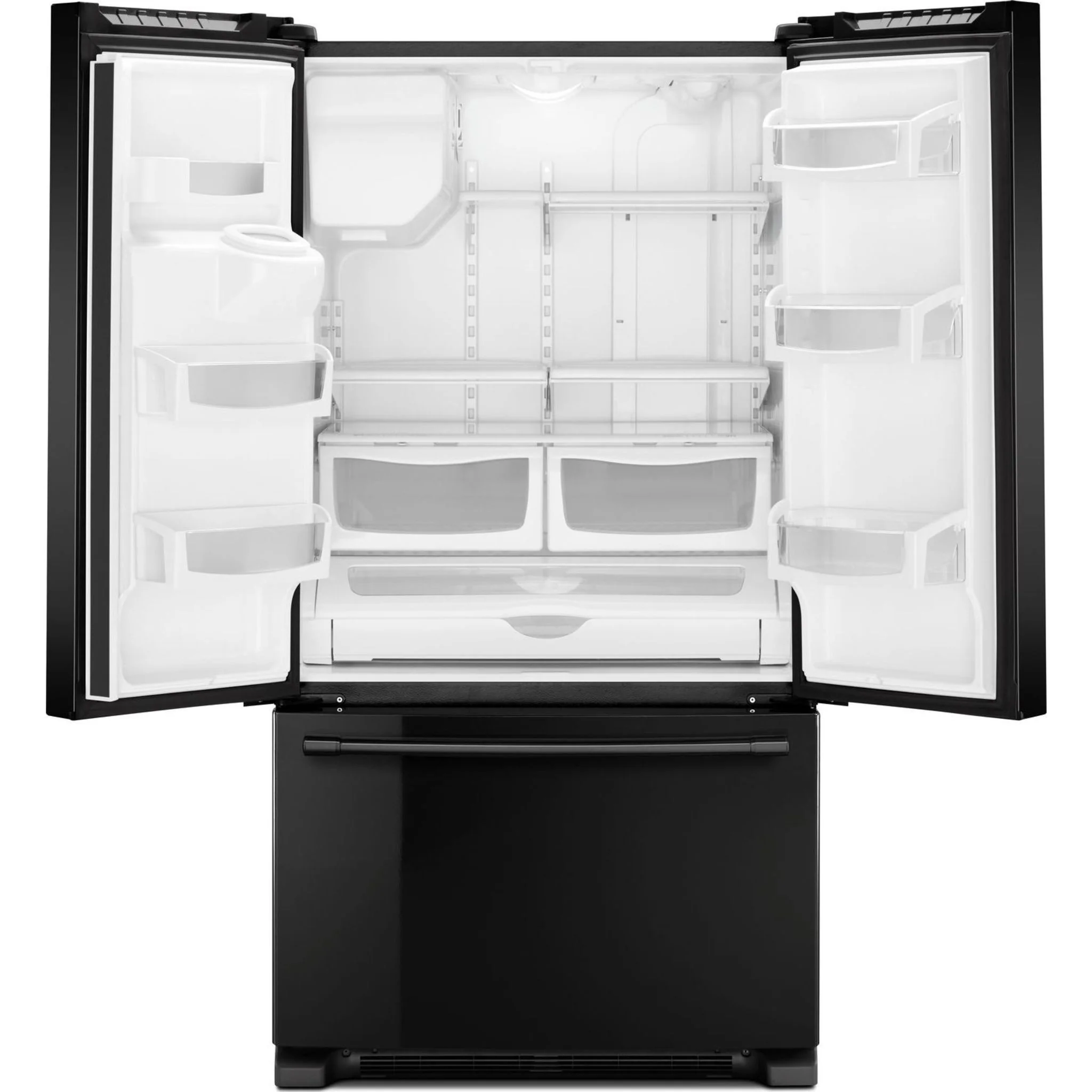 Maytag 36- Inch Wide French Door Refrigerator with PowerCold Feature - 25 Cu. Ft. -Black (MFI2570FEB) - Image 10