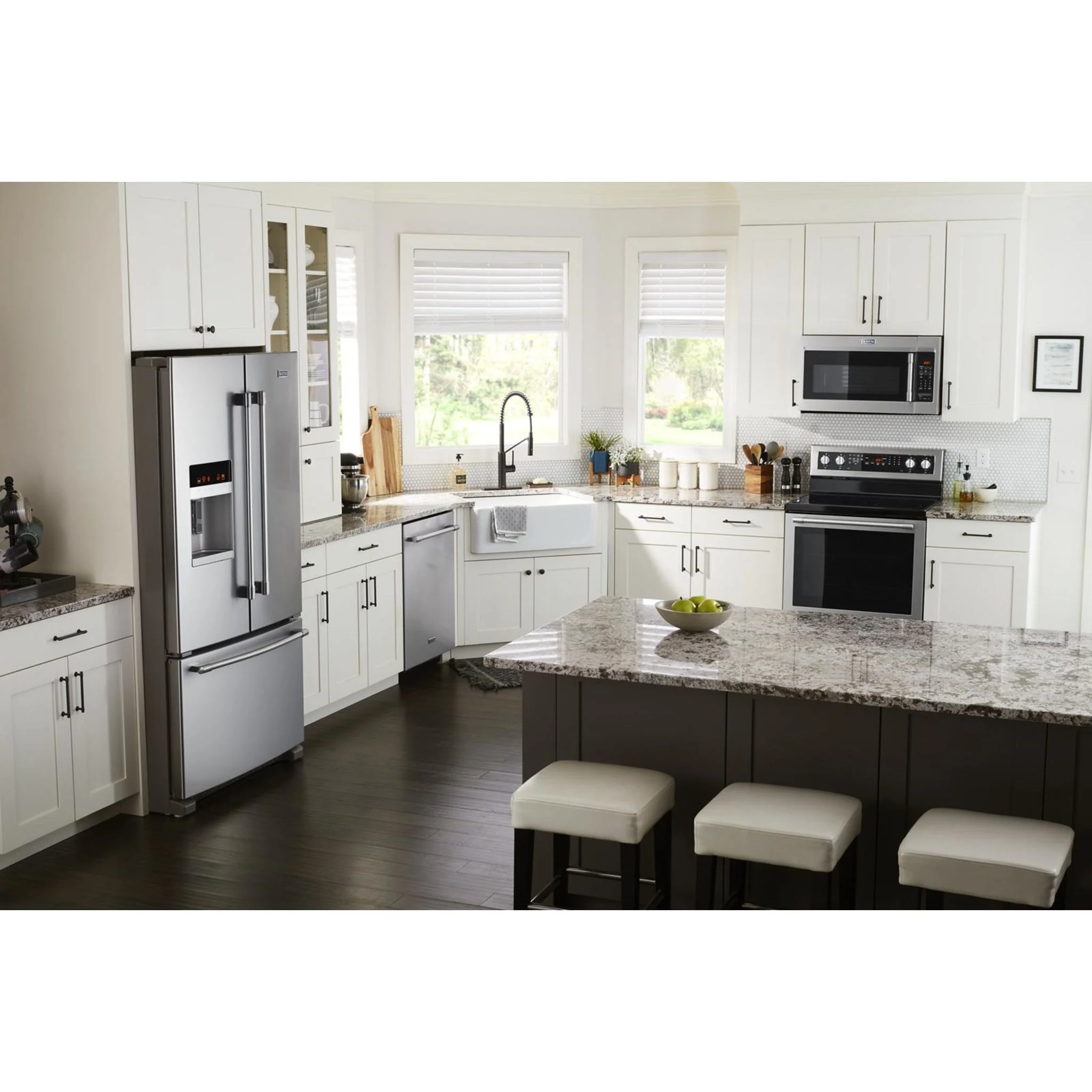 Maytag 36- Inch Wide French Door Refrigerator with PowerCold Feature - 25 Cu. Ft. -Fingerprint Resistant Stainless Steel (MFI2570FEZ) - Image 18