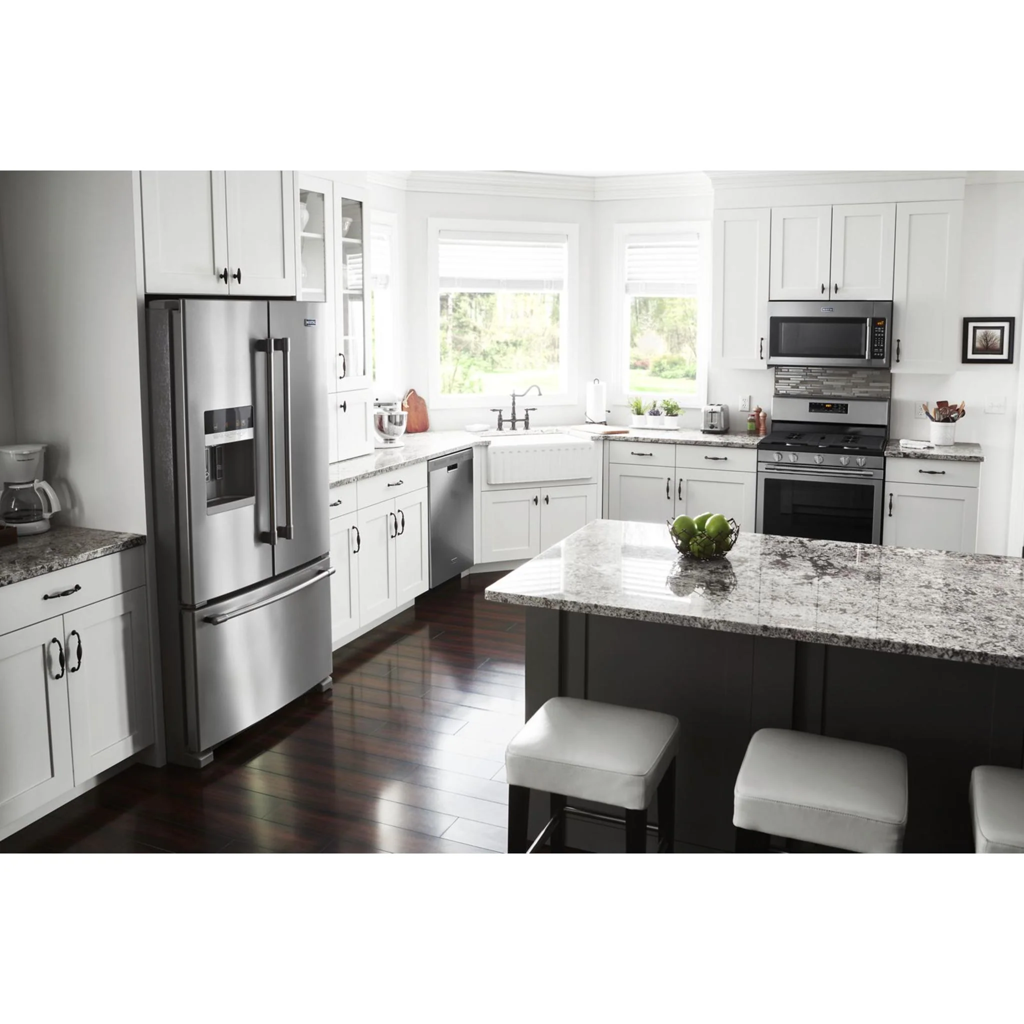 Maytag 36- Inch Wide French Door Refrigerator with PowerCold Feature - 25 Cu. Ft. -Fingerprint Resistant Stainless Steel (MFI2570FEZ) - Image 20