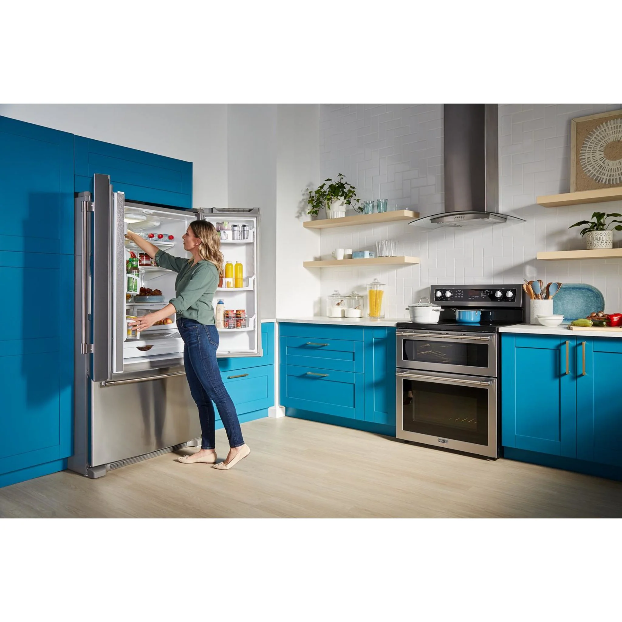 Maytag 36- Inch Wide French Door Refrigerator with PowerCold Feature - 25 Cu. Ft. -Fingerprint Resistant Stainless Steel (MFI2570FEZ) - Image 23