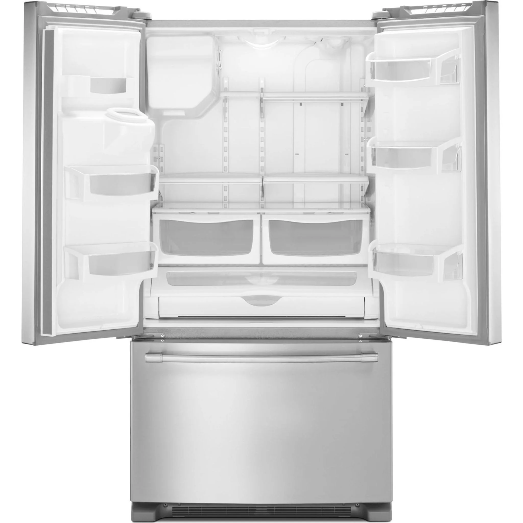 Maytag 36- Inch Wide French Door Refrigerator with PowerCold Feature - 25 Cu. Ft. -Fingerprint Resistant Stainless Steel (MFI2570FEZ) - Image 8
