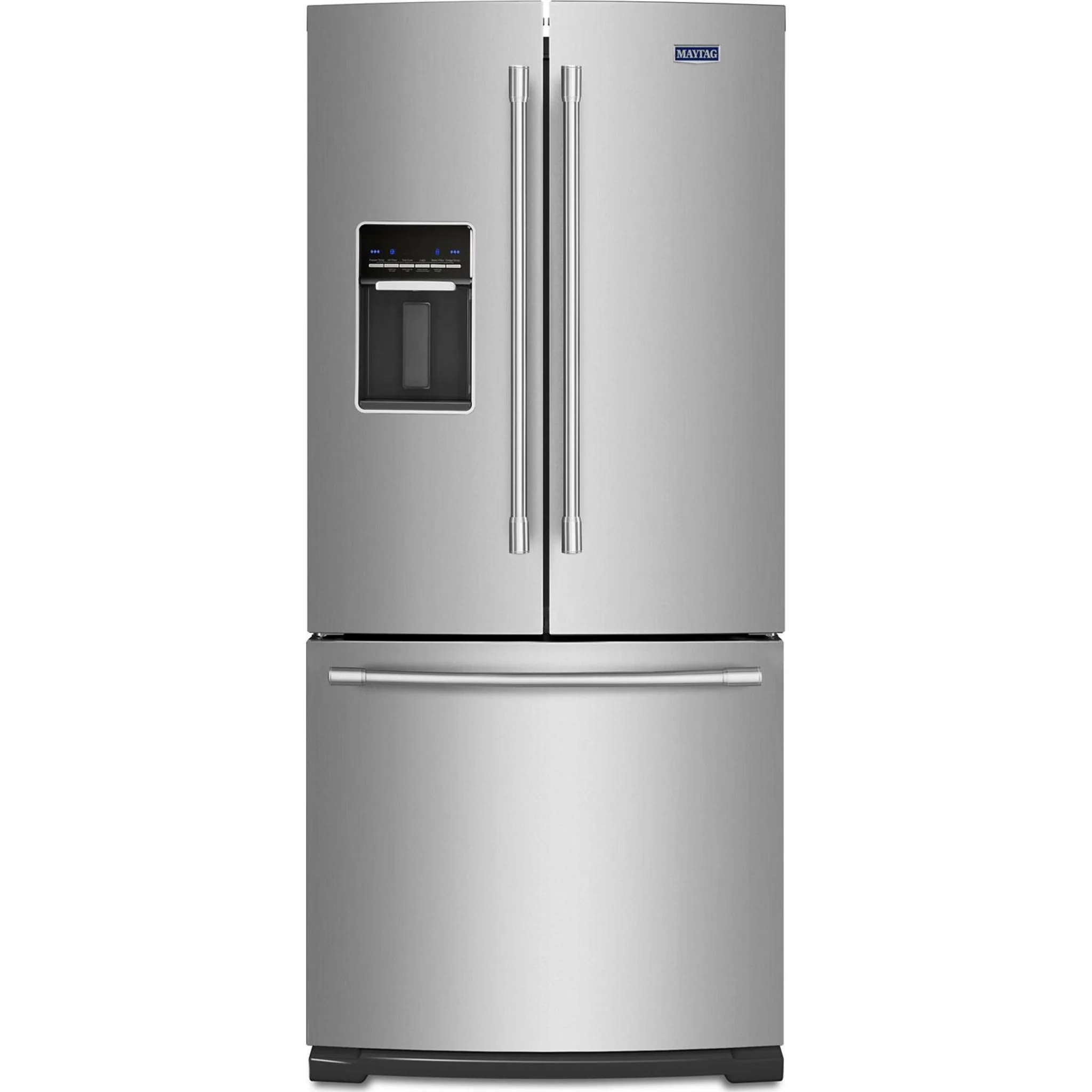 Maytag 30-Inch Wide French Door Refrigerator with Exterior Water Dispenser- 20 Cu. Ft. -Fingerprint Resistant Stainless Steel (MFW2055FRZ) - Image 14