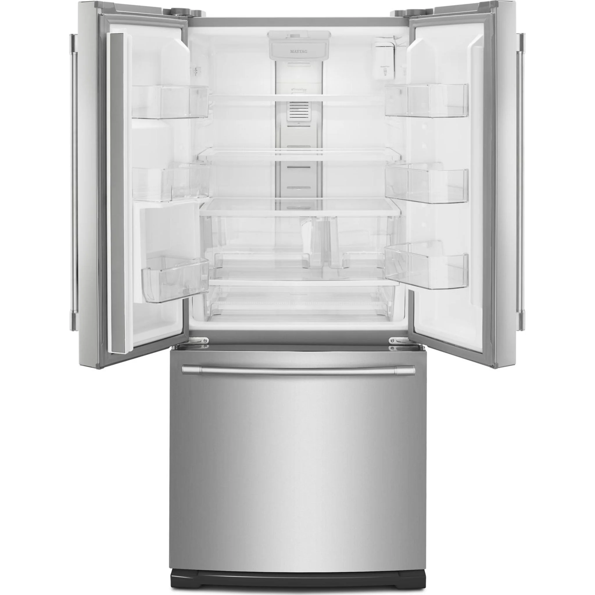 Maytag 30-Inch Wide French Door Refrigerator with Exterior Water Dispenser- 20 Cu. Ft. -Fingerprint Resistant Stainless Steel (MFW2055FRZ) - Image 15