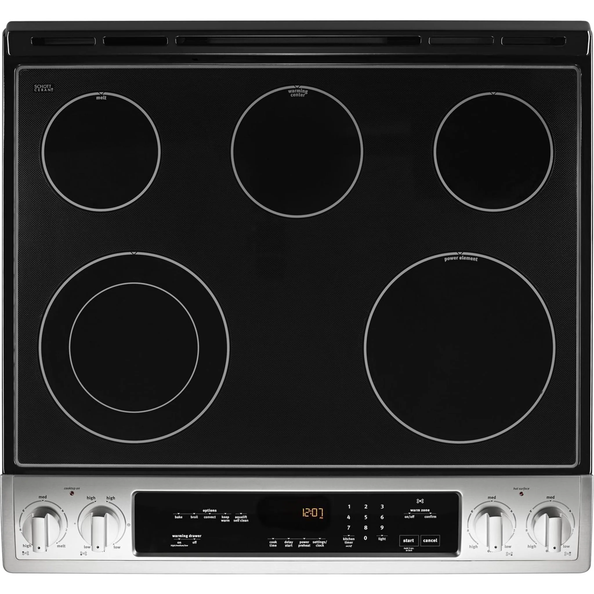 Maytag 30" WIDE ELECTRIC RANGE WITH TRUE CONVECTION AND POWER PREHEAT - 6.4 cu. ft. (YMES8800FZ) - Image 17