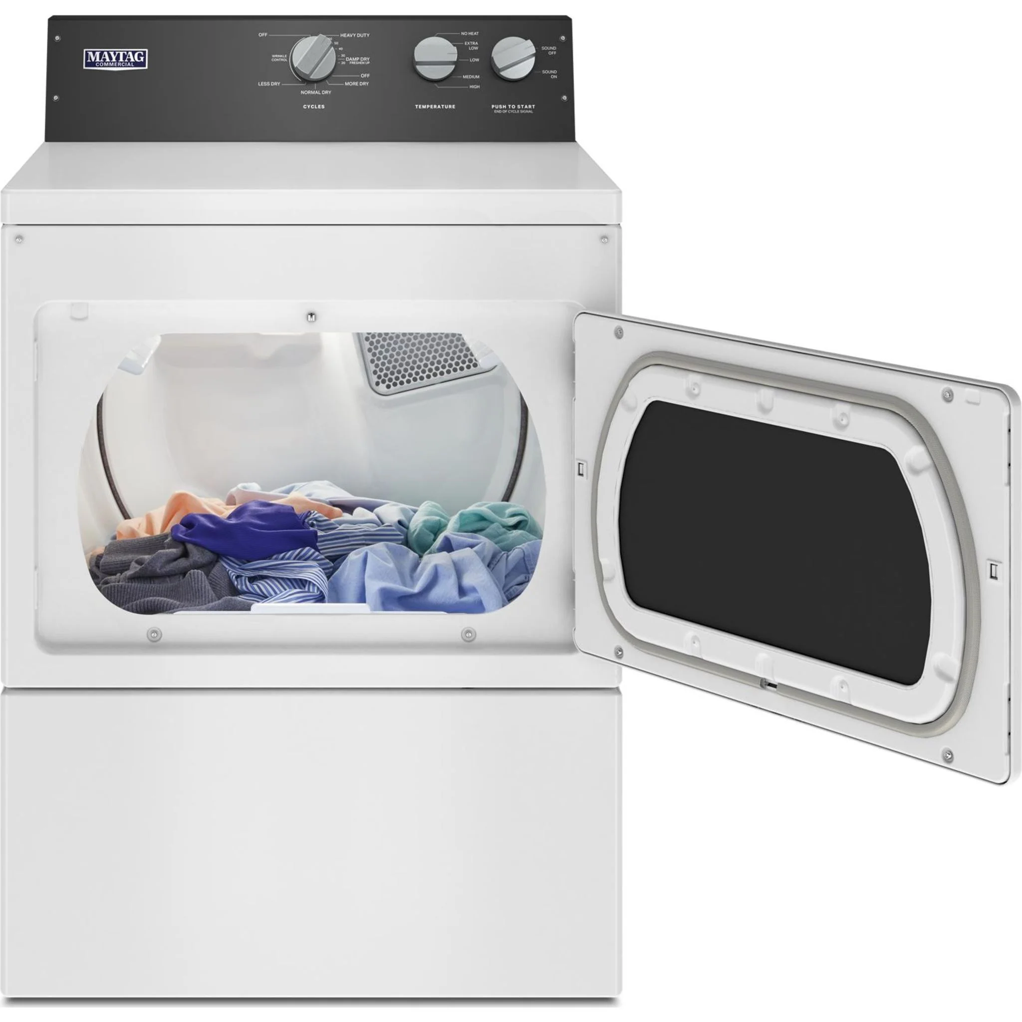 Maytag Commercial-Grade Residential Dryer - 7.4 cu. ft. -White (YMEDP586GW) - Image 19