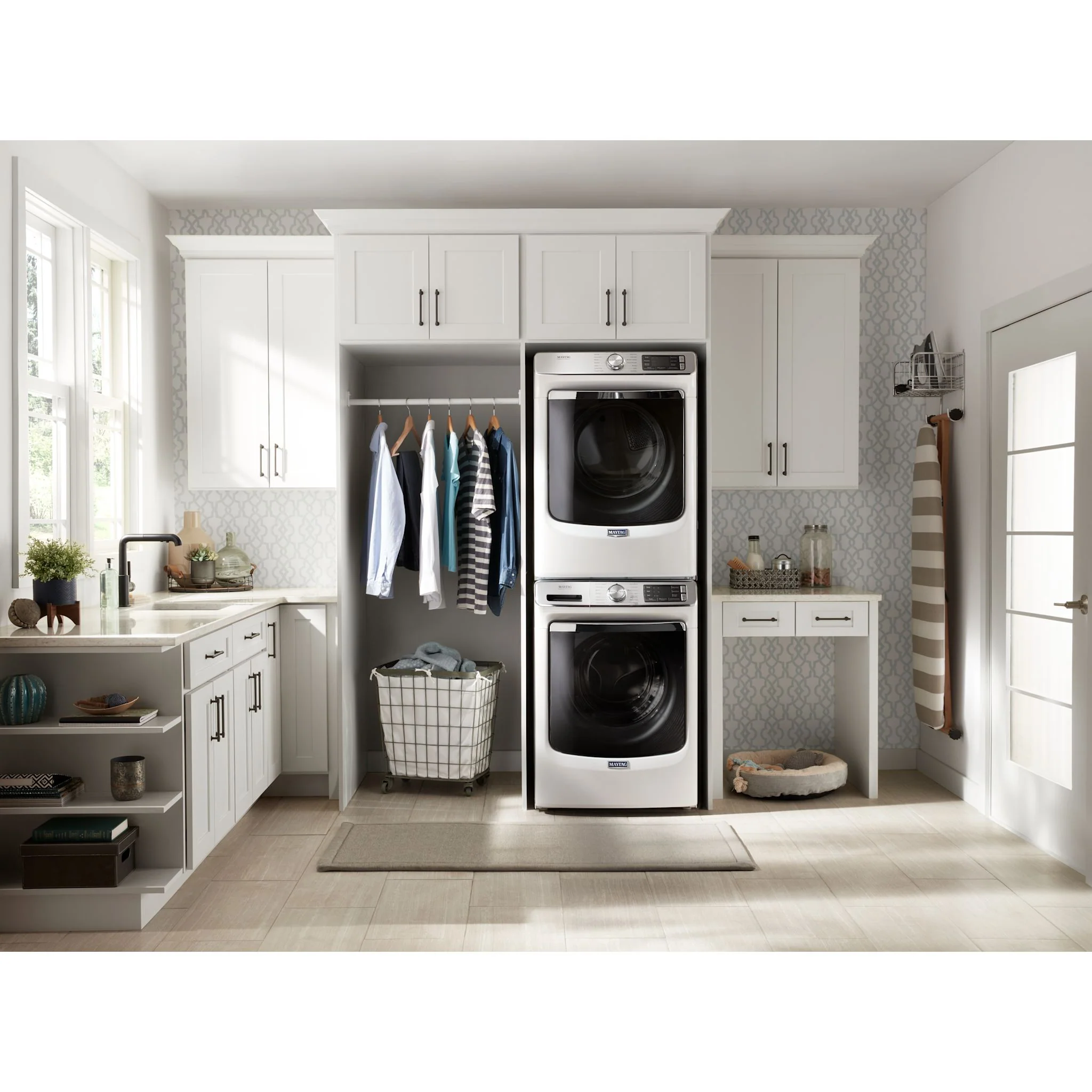Maytag Front Load Pair (MAY1465624K) - White - Image 5