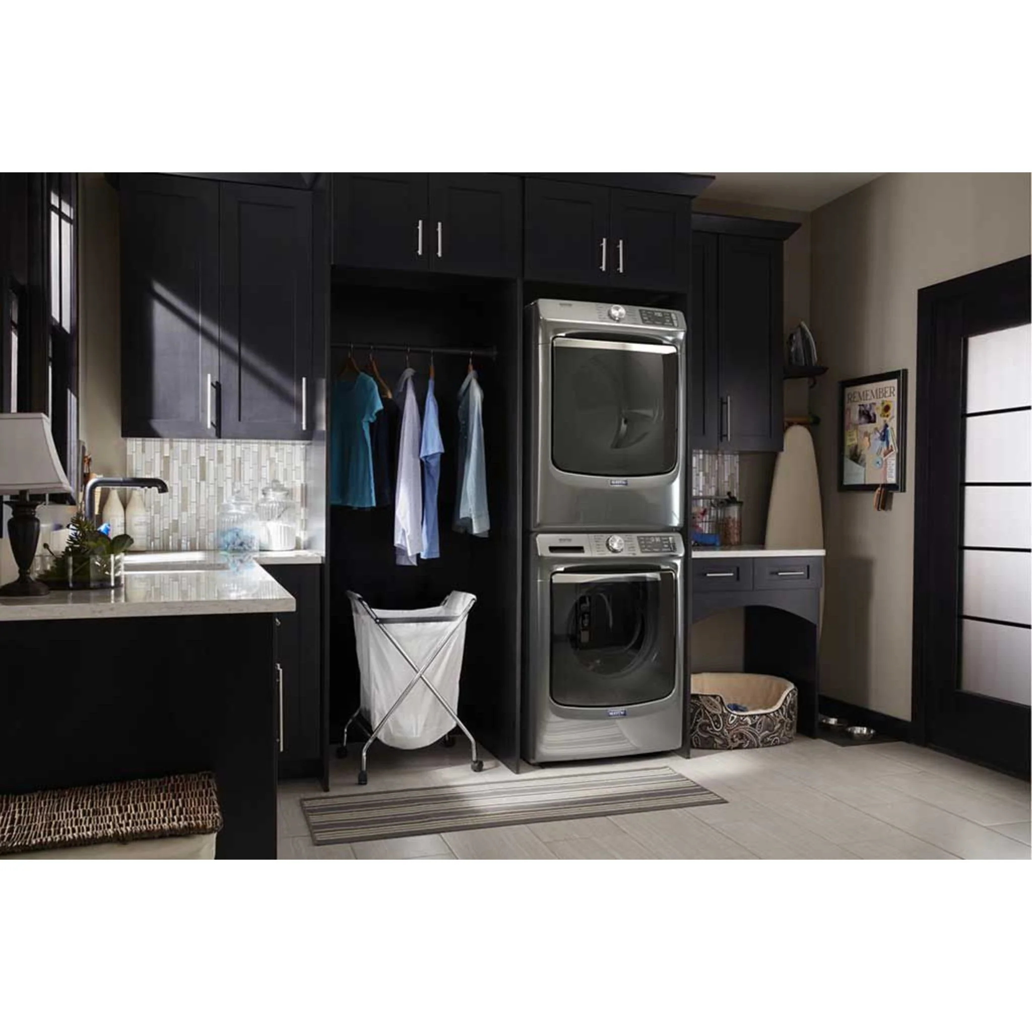 Maytag Front Load Pair (MHW8630HC-YMED8630HC) - Slate - Image 4
