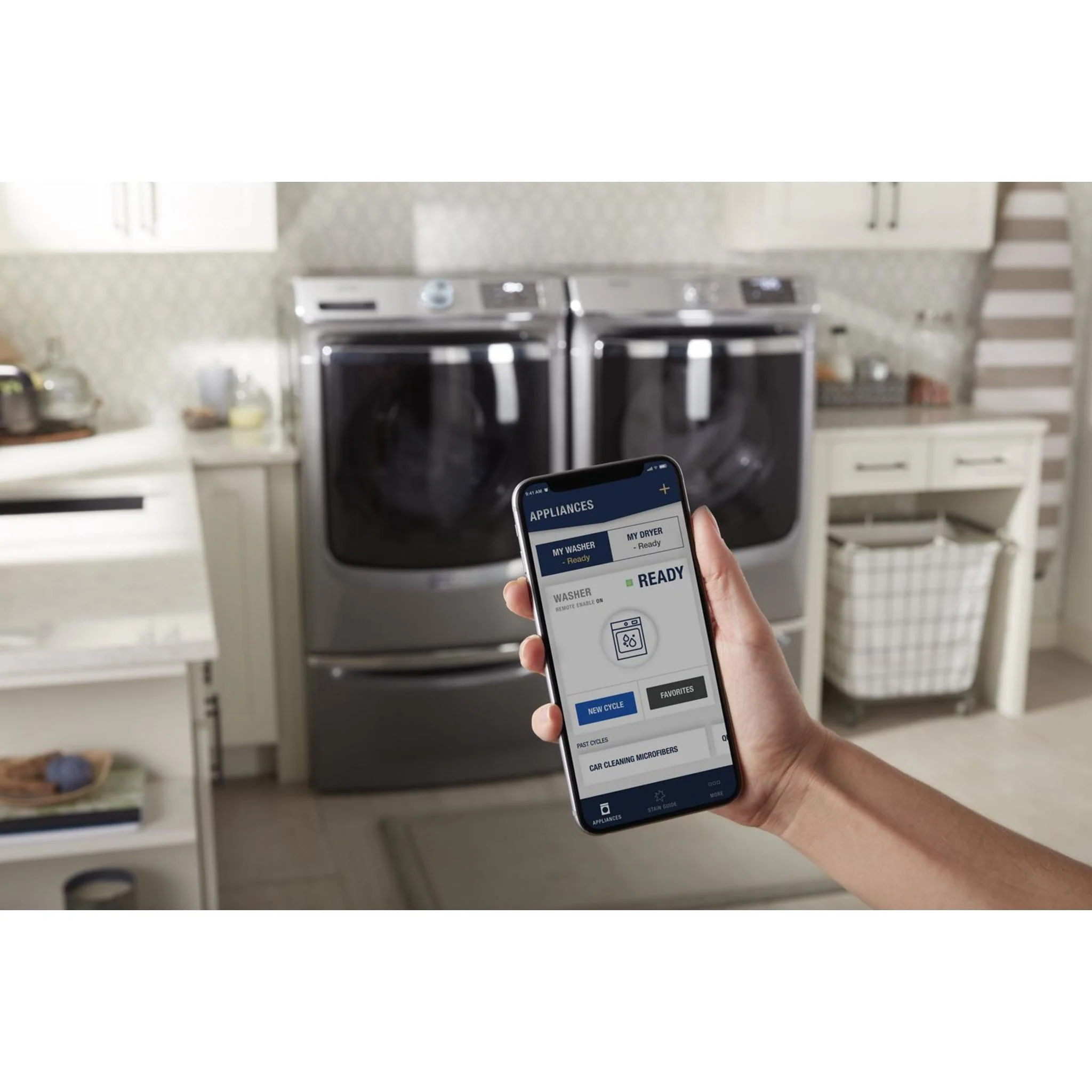 Maytag Smart Front Load Washer with Extra Power and 24-Hr Fresh Hold option - 5.8 cu. ft. -White (MHW8630HW) - Image 32