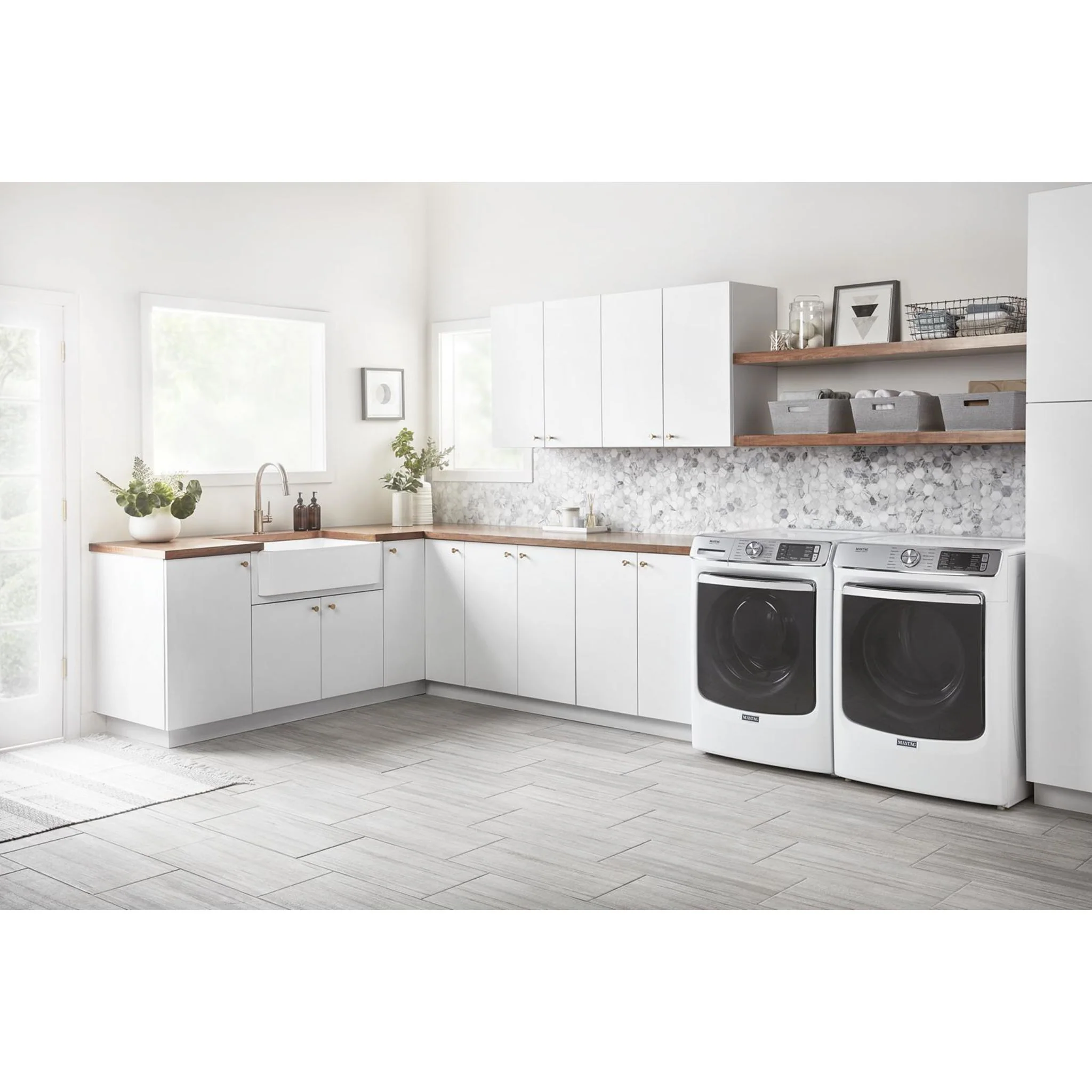 Maytag Smart Front Load Washer with Extra Power and 24-Hr Fresh Hold option - 5.8 cu. ft. -White (MHW8630HW) - Image 45