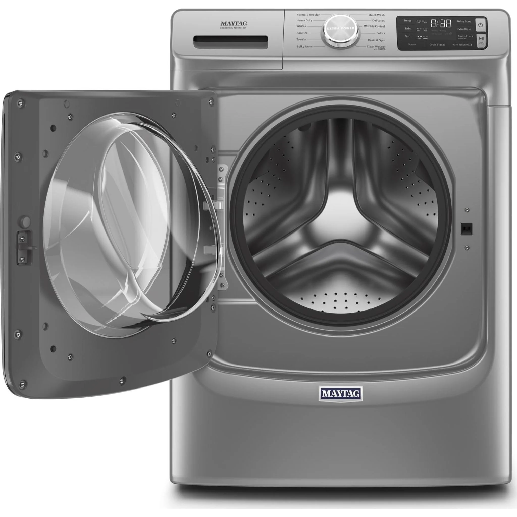 Maytag Front Load Washer with Extra Power and 16-Hr Fresh Hold® option - 5.5 cu. ft. -Metallic Slate (MHW6630HC) - Image 20