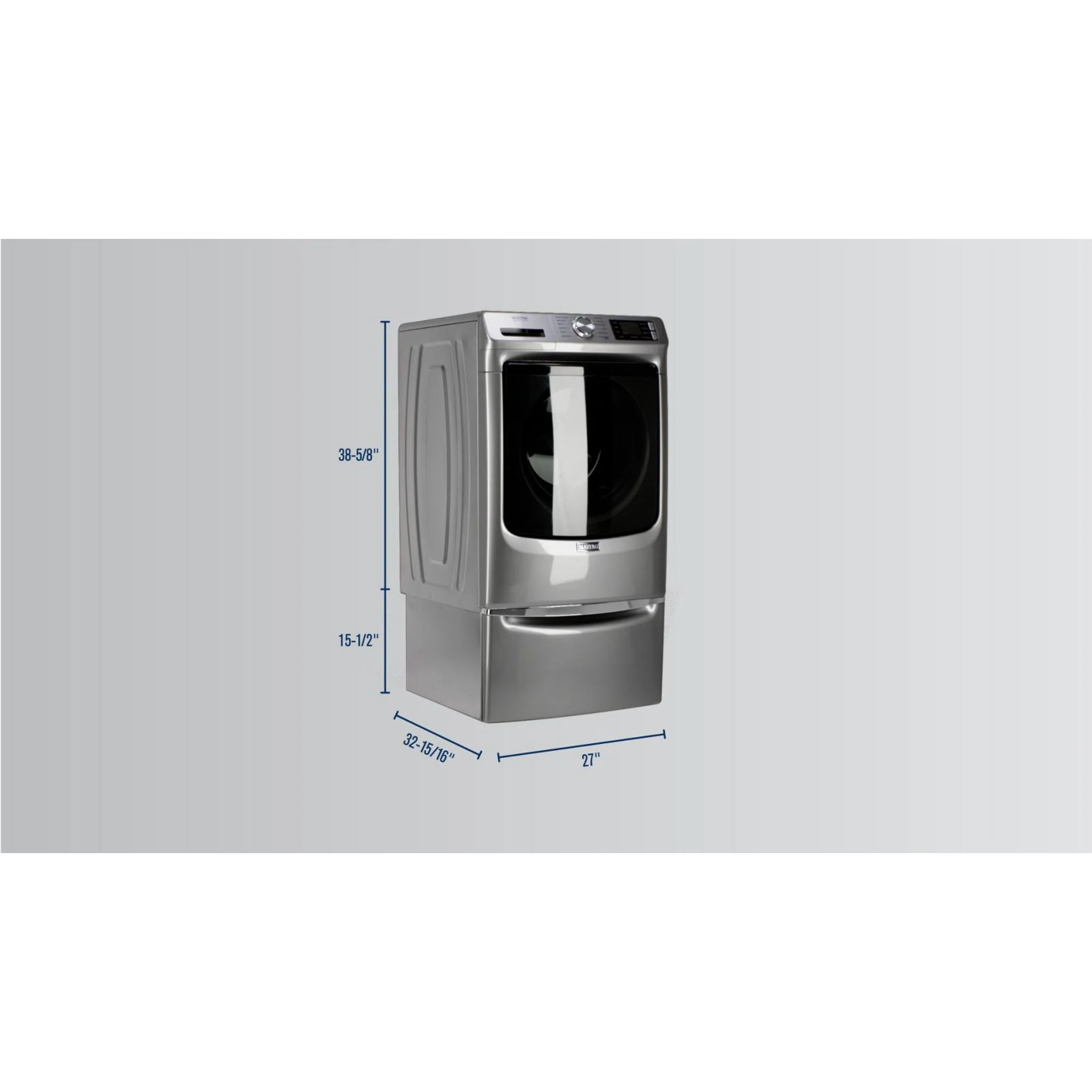 Maytag Front Load Washer with Extra Power and 16-Hr Fresh Hold® option - 5.5 cu. ft. -Metallic Slate (MHW6630HC) - Image 27