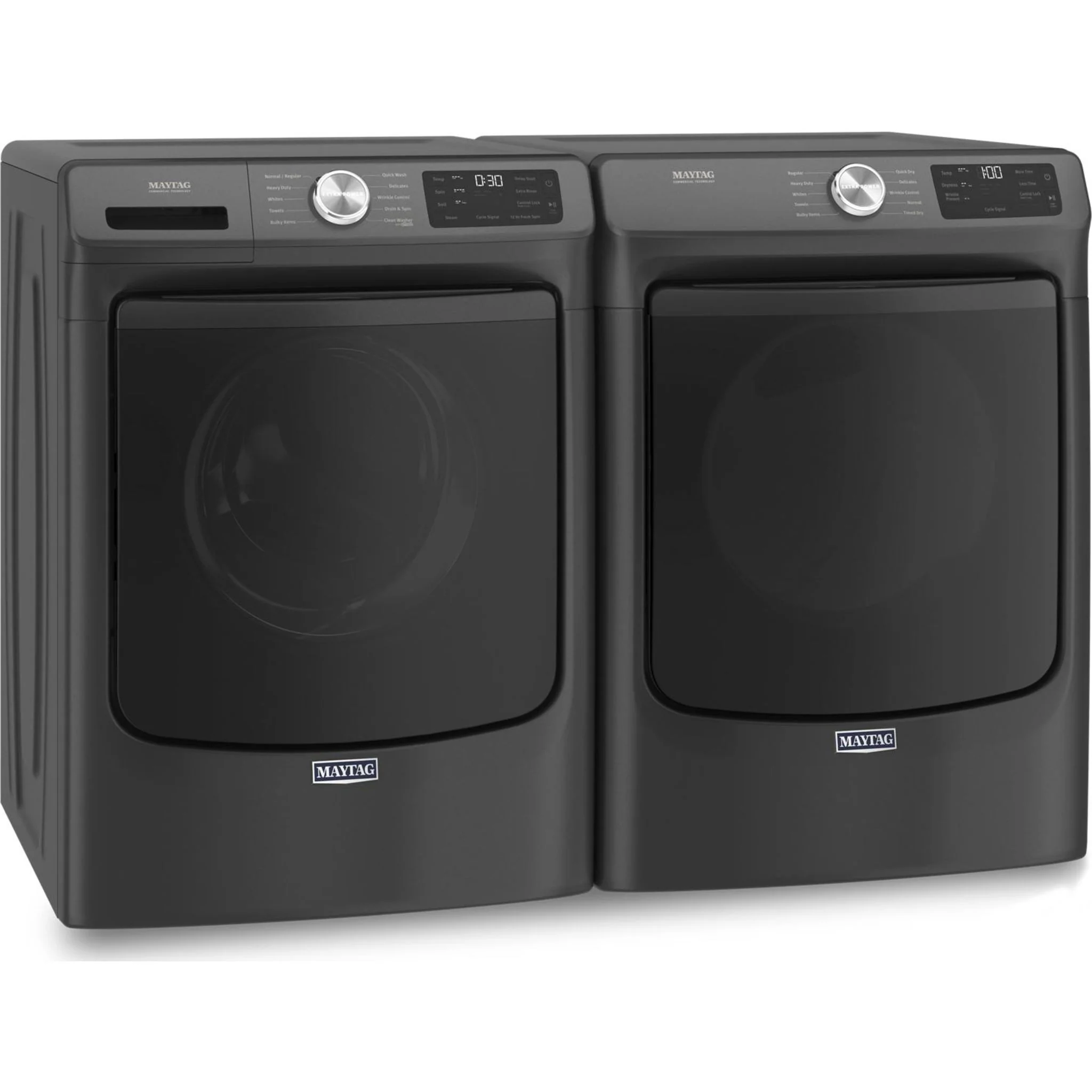 Maytag Front Load Washer with Extra Power and 12-Hr Fresh Spinoption - 5.2 cu. ft. -Volcano Black (MHW5630MBK) - Image 16