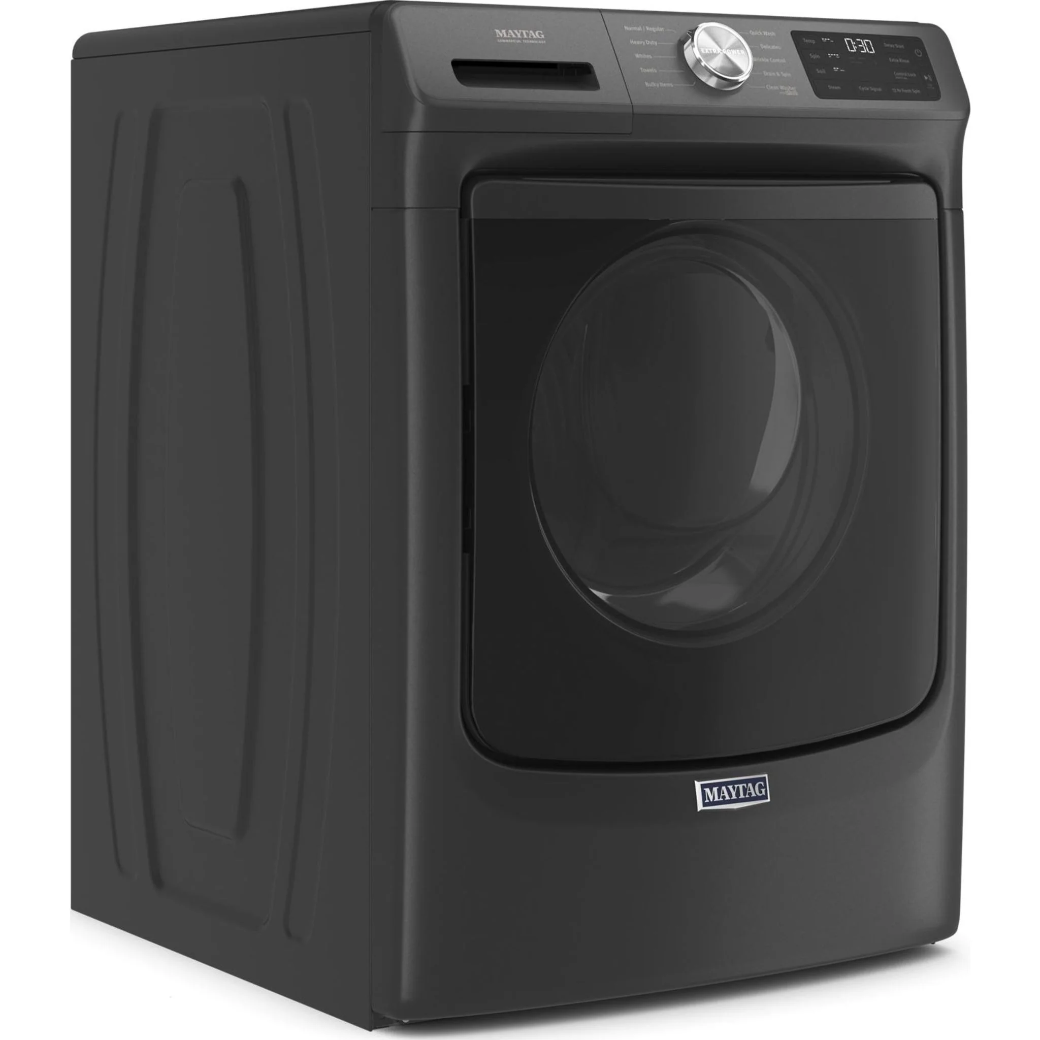 Maytag Front Load Washer with Extra Power and 12-Hr Fresh Spinoption - 5.2 cu. ft. -Volcano Black (MHW5630MBK) - Image 2