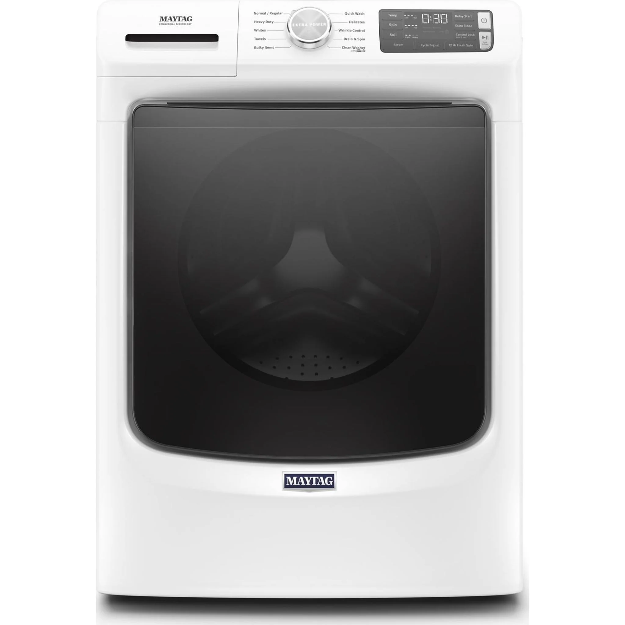 Maytag Front Load Washer with Extra Power and 12-Hr Fresh Spinoption - 5.2 cu. ft. -White (MHW5630HW) - Image 24