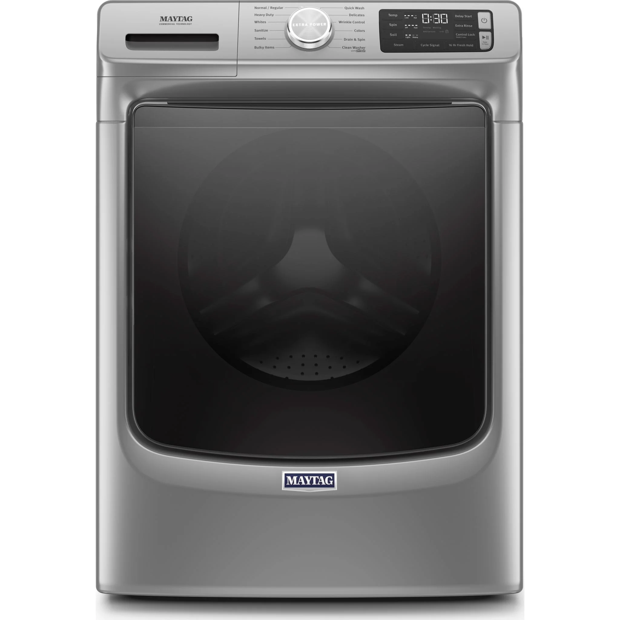 Maytag Front Load Washer with Extra Power and 16-Hr Fresh Hold option - 5.5 cu. ft. -Metallic Slate (MHW6630HC) - Image 14
