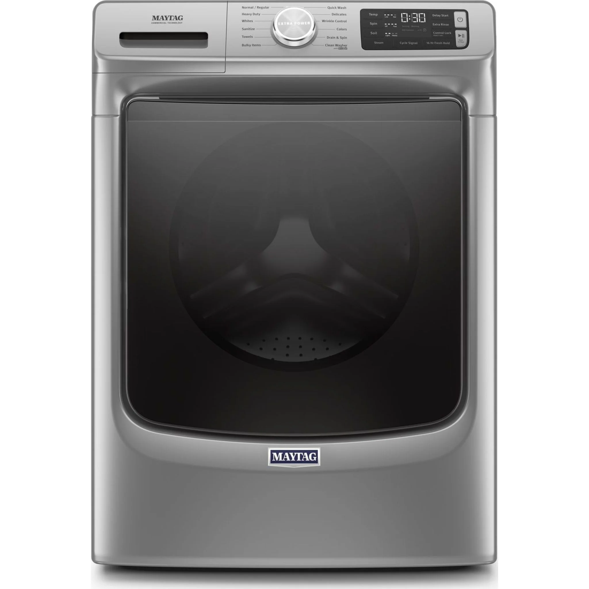 Maytag Front Load Washer with Extra Power and 16-Hr Fresh Hold option - 5.5 cu. ft. -Metallic Slate (MHW6630HC) - Image 2