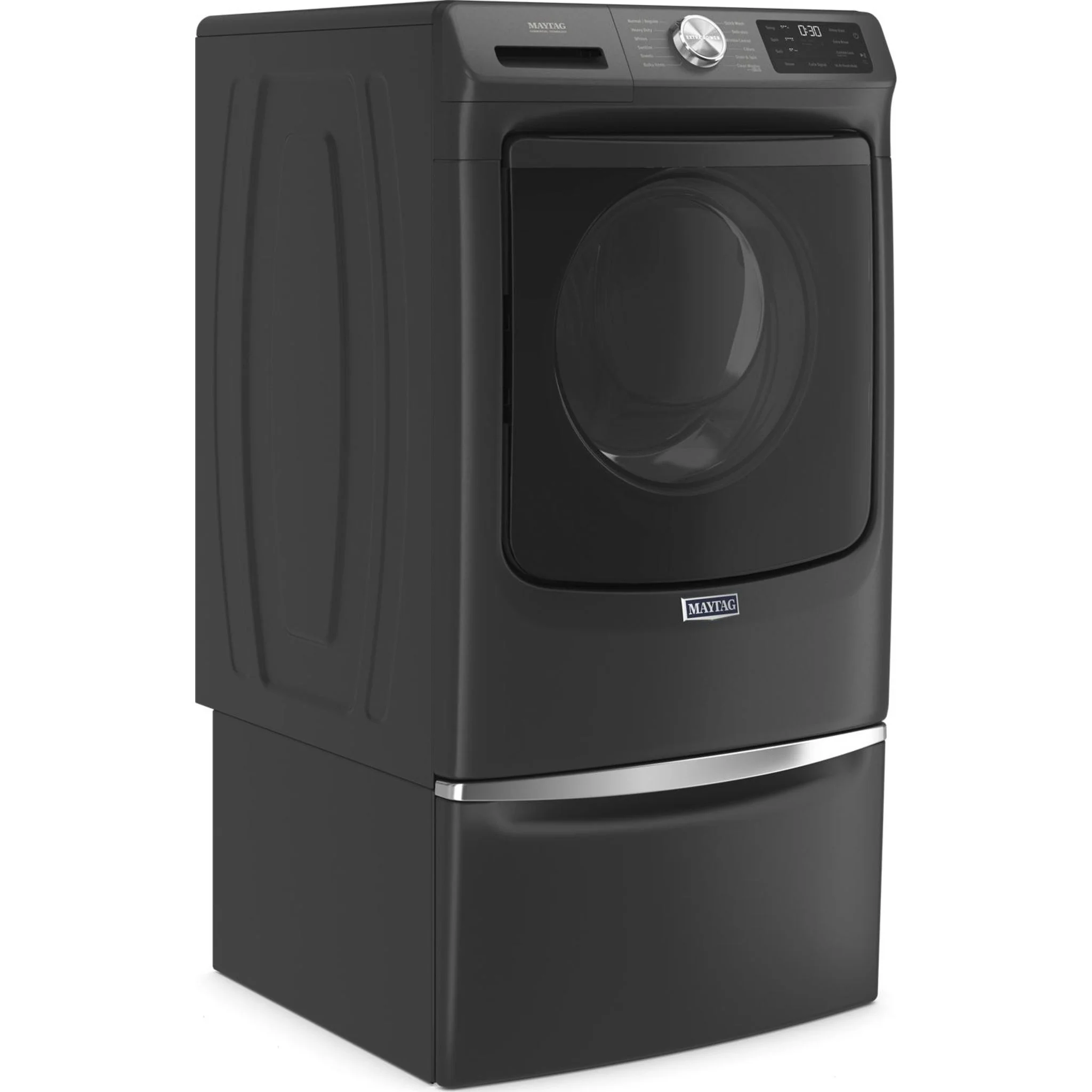 Maytag Front Load Washer with Extra Power and 16-Hr Fresh Hold option - 5.5 cu. ft. IEC -Volcano Black (MHW6630MBK) - Image 17