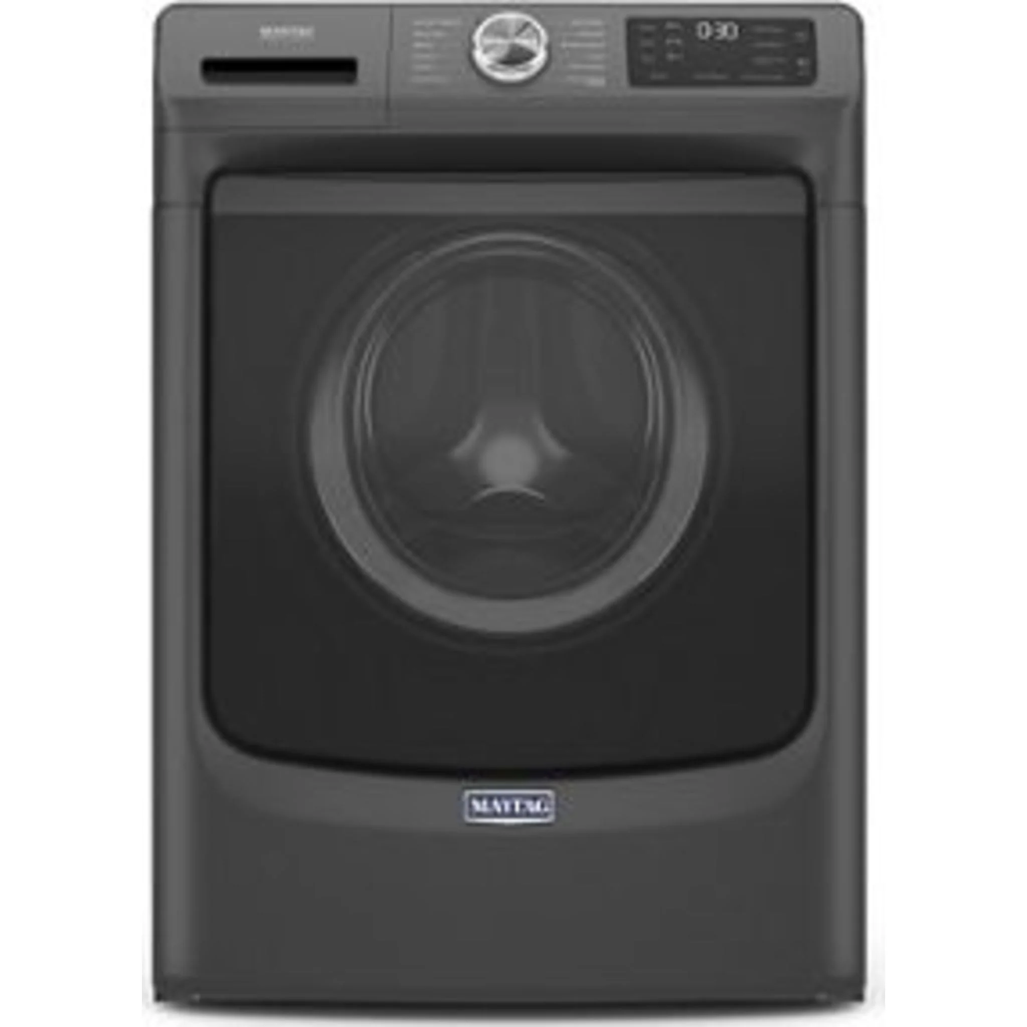 Maytag Front Load Washer with Extra Power and 16-Hr Fresh Hold option - 5.5 cu. ft. IEC -Volcano Black (MHW6630MBK) - Image 26