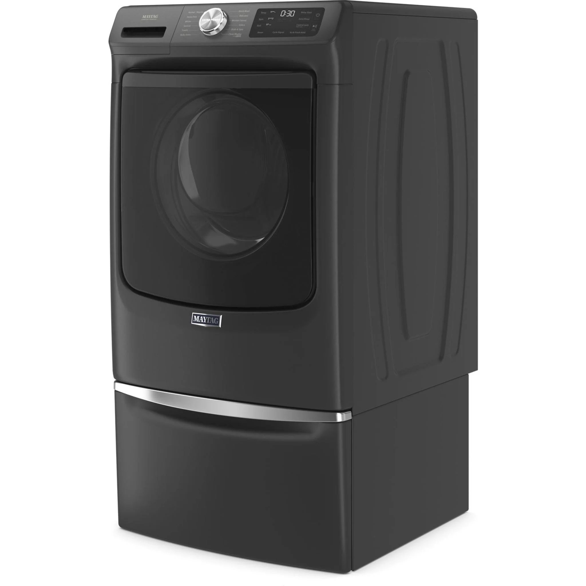 Maytag Front Load Washer with Extra Power and 16-Hr Fresh Hold option - 5.5 cu. ft. IEC -Volcano Black (MHW6630MBK) - Image 27