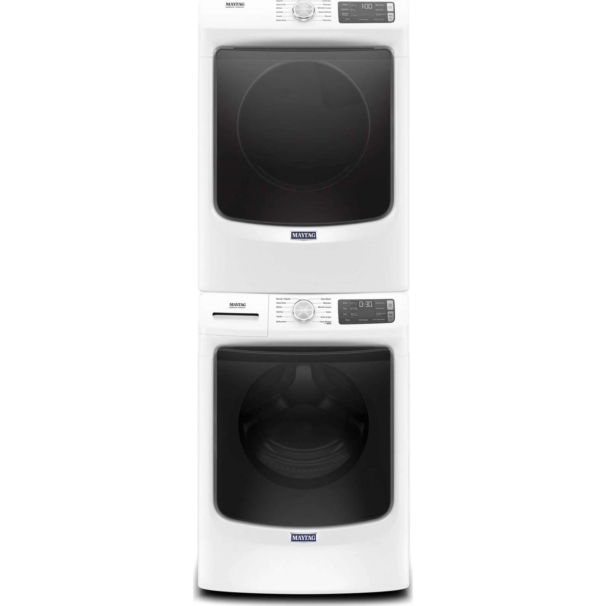 Maytag Front Load Washer with Extra Power and 16-Hr Fresh Hold option - 5.5 cu. ft. -White (MHW6630HW) - Image 17