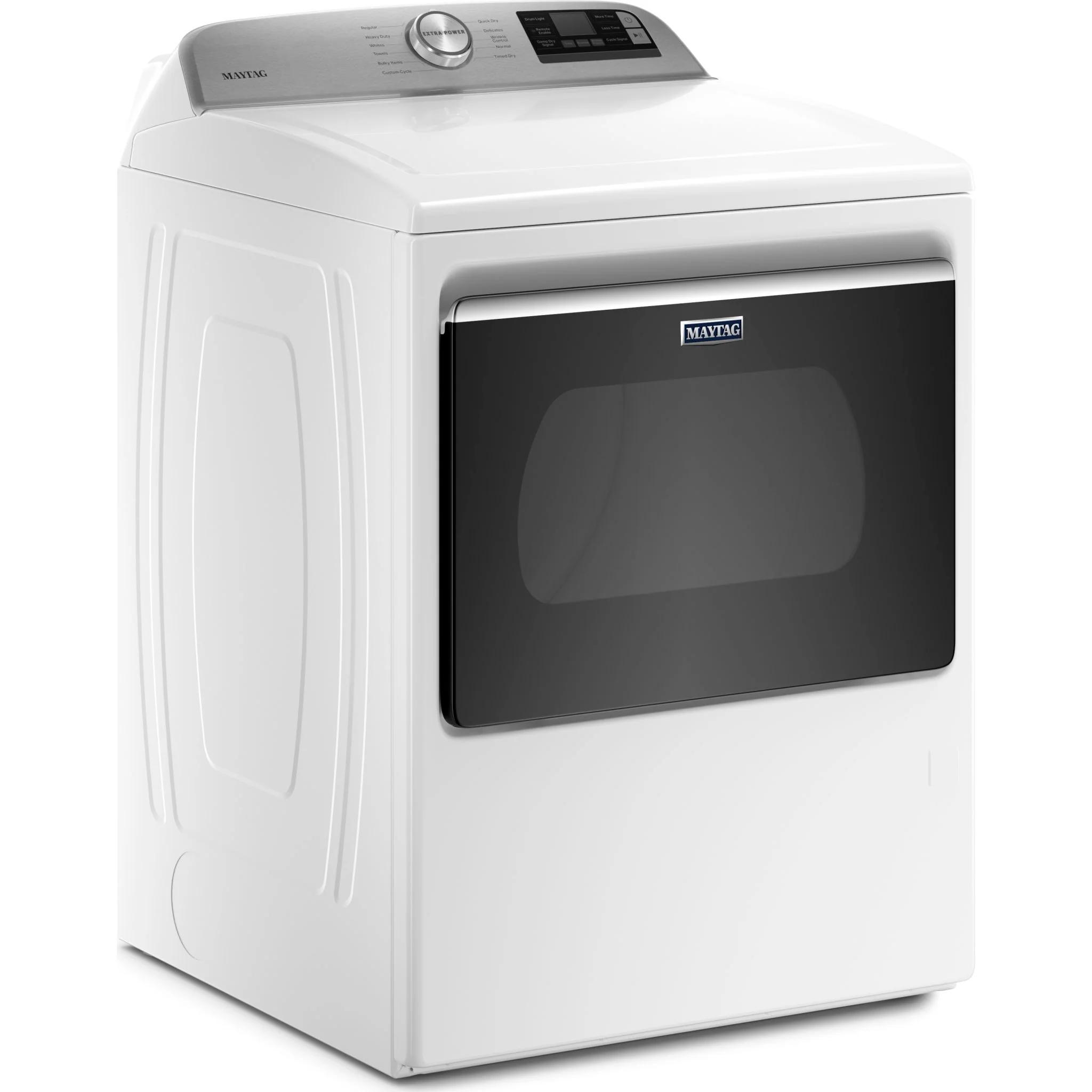 Maytag Smart Top Load Gas Dryer with Extra Power Button - 7.4 cu.ft. - White (MGD6230HW) - Image 2