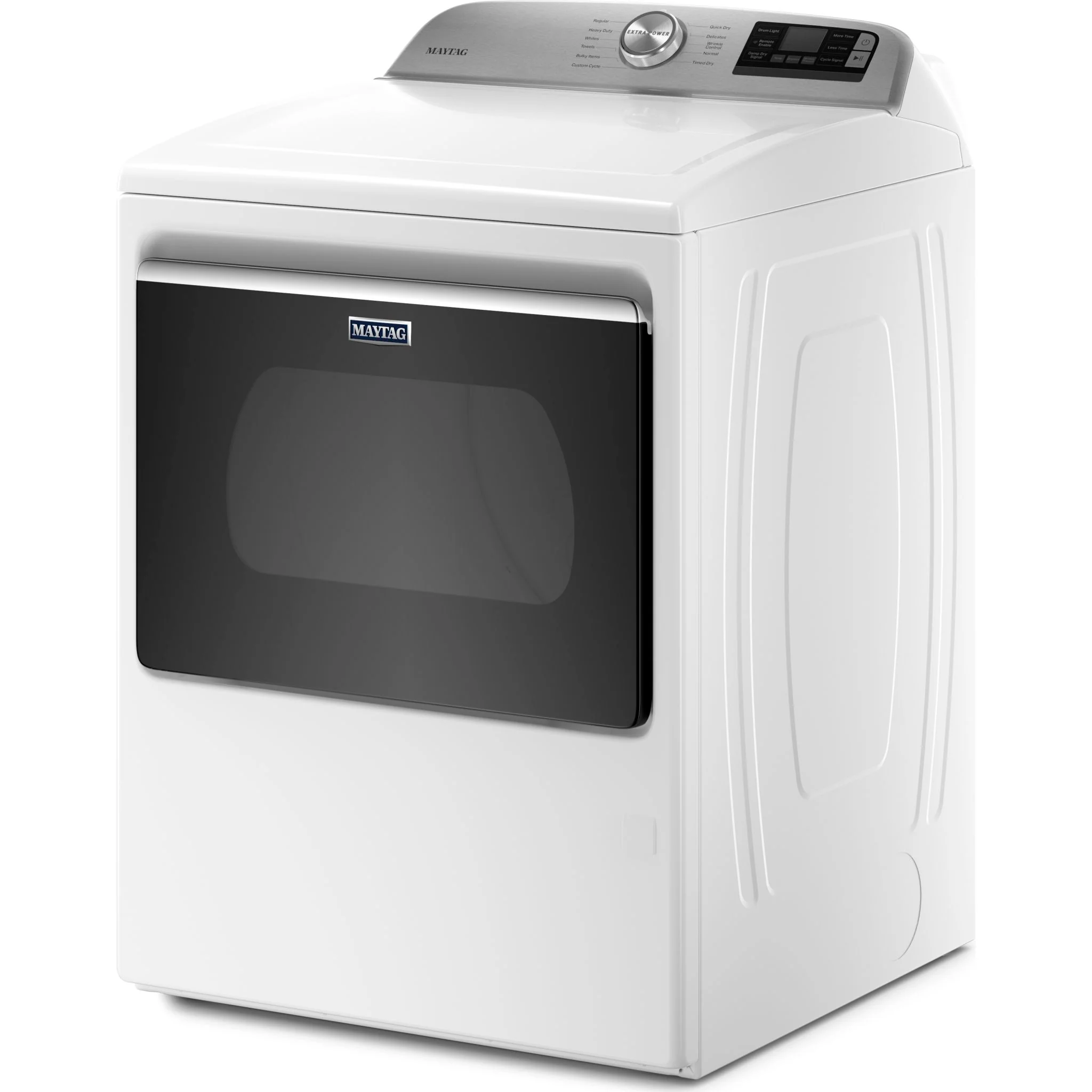Maytag Smart Top Load Gas Dryer with Extra Power Button - 7.4 cu.ft. - White (MGD6230HW) - Image 3
