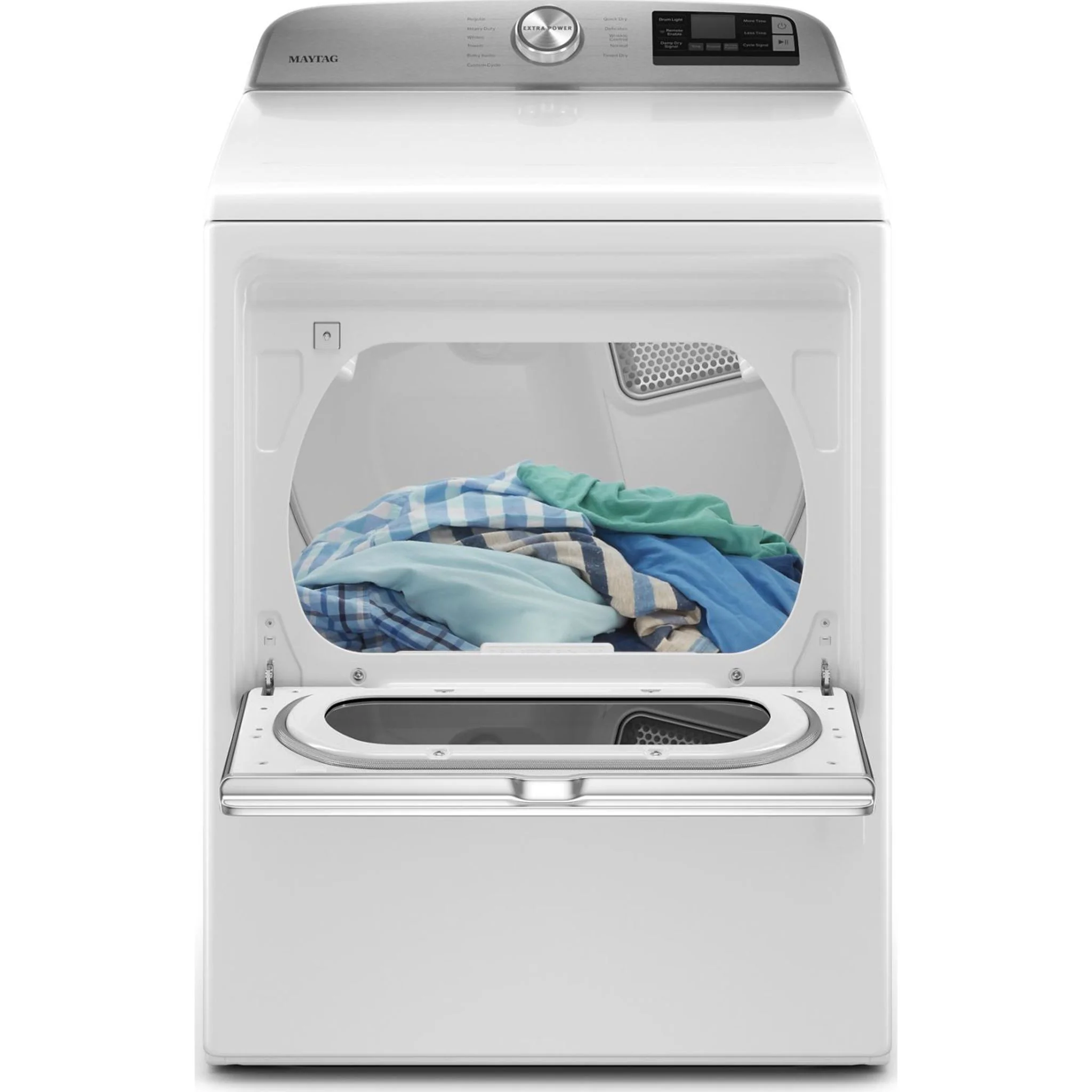 Maytag Smart Top Load Gas Dryer with Extra Power Button - 7.4 cu.ft. - White (MGD6230HW) - Image 34