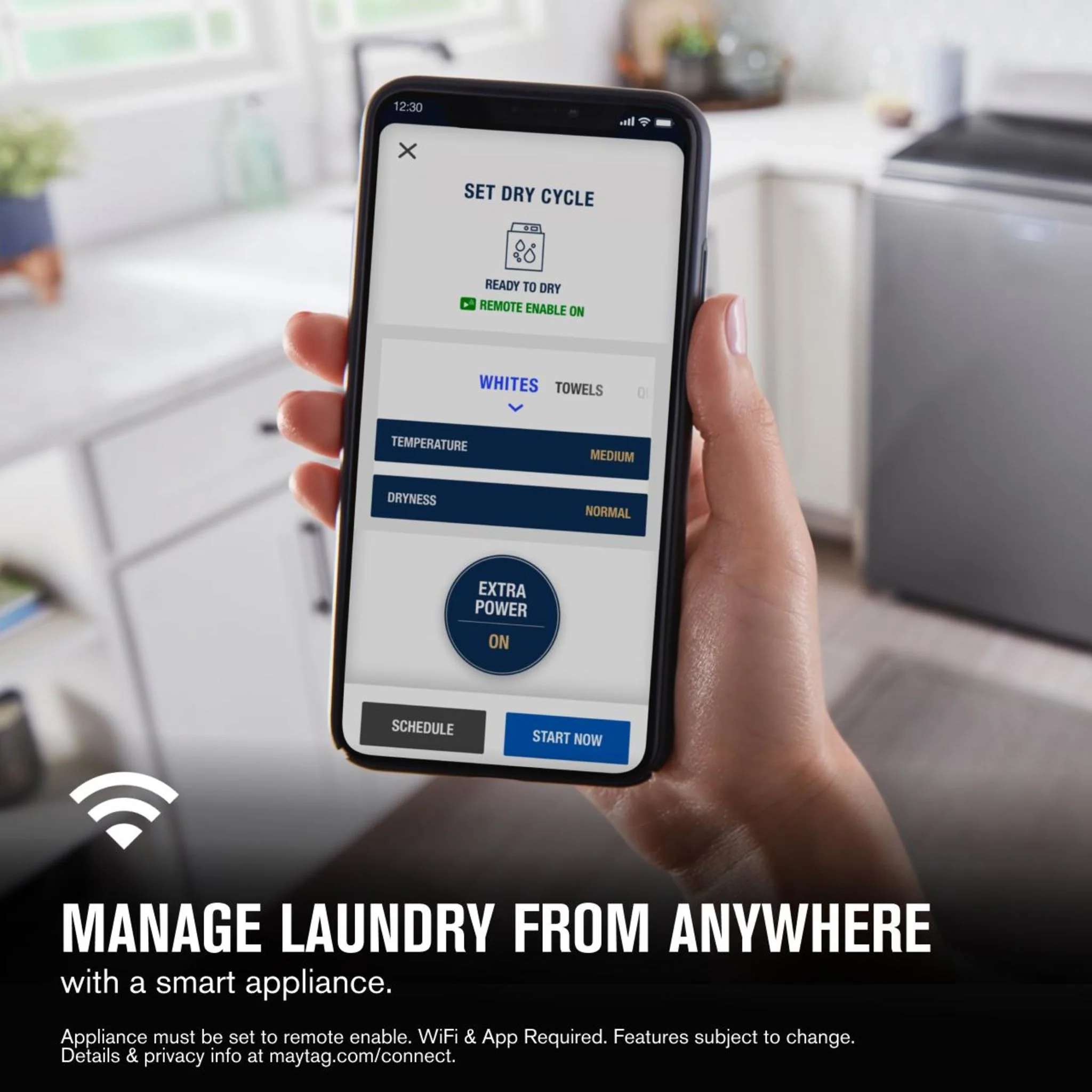 Maytag Smart Top Load Gas Dryer with Extra Power Button - 7.4 cu.ft. - White (MGD6230HW) - Image 55