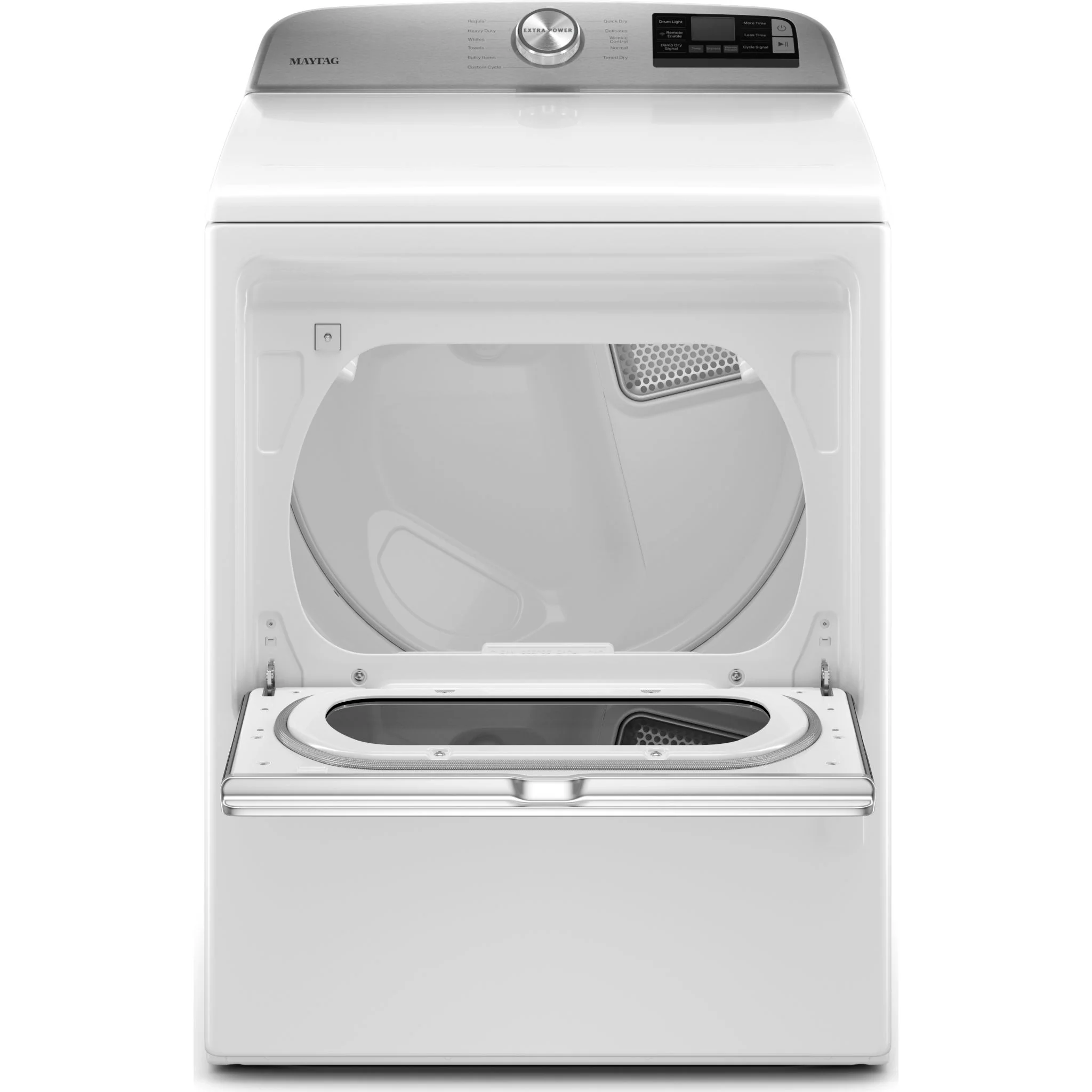 Maytag Smart Top Load Gas Dryer with Extra Power Button - 7.4 cu.ft. - White (MGD6230HW) - Image 8