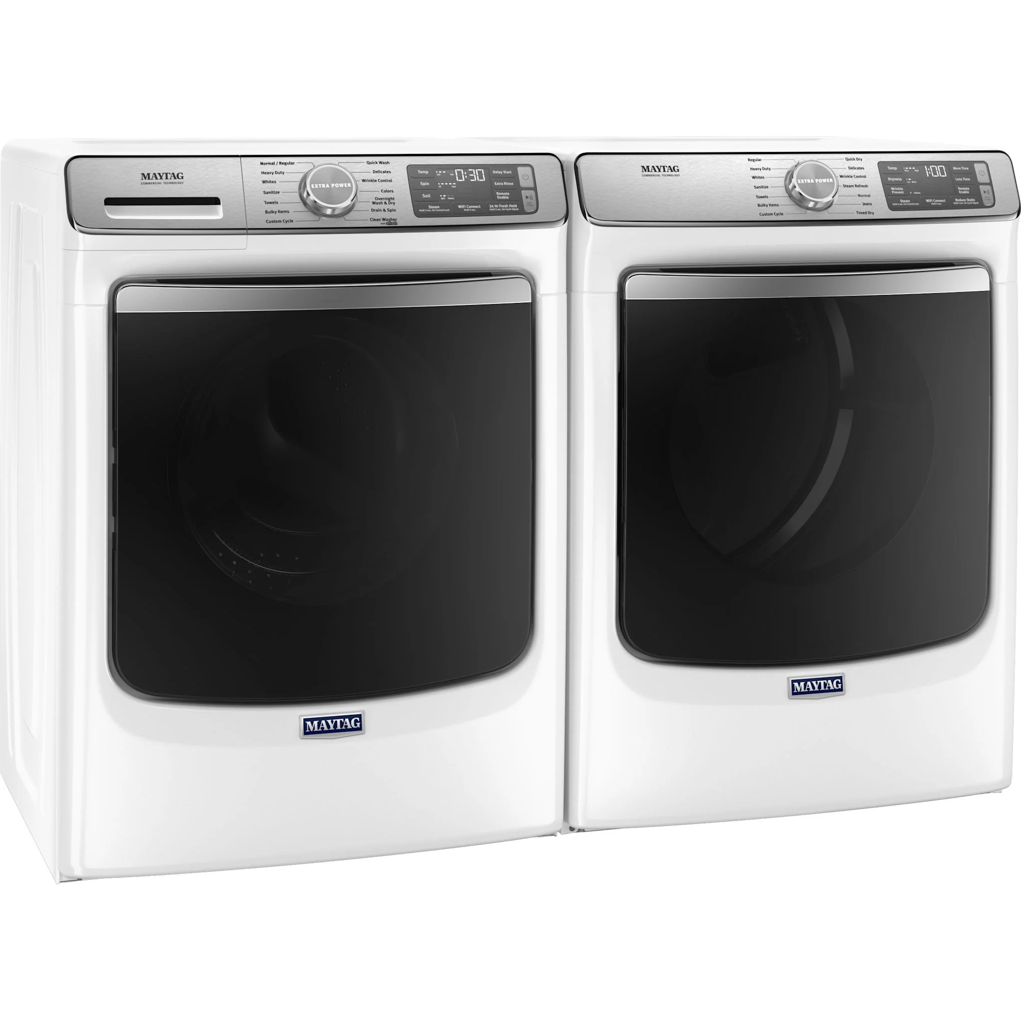 Maytag Front Load Gas Dryer with Extra Power and Advanced Moisture Sensing with industry-exclusive extra moisture sensor - 7.3 cu. ft. -White (MGD8630HW) - Image 16