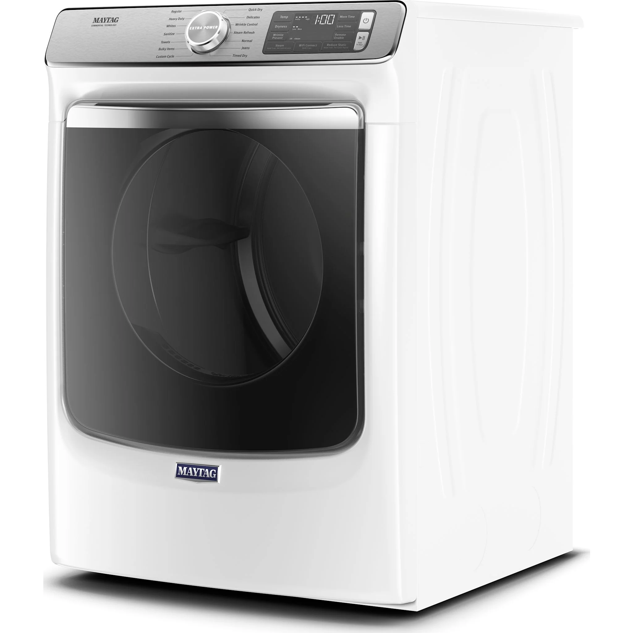 Maytag Front Load Gas Dryer with Extra Power and Advanced Moisture Sensing with industry-exclusive extra moisture sensor - 7.3 cu. ft. -White (MGD8630HW) - Image 2