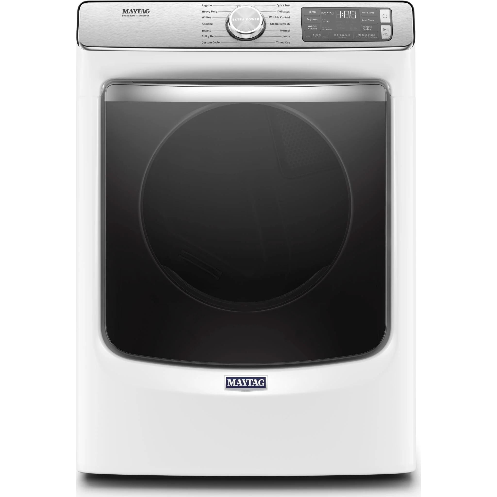 Maytag Front Load Gas Dryer with Extra Power and Advanced Moisture Sensing with industry-exclusive extra moisture sensor - 7.3 cu. ft. -White (MGD8630HW) - Image 21