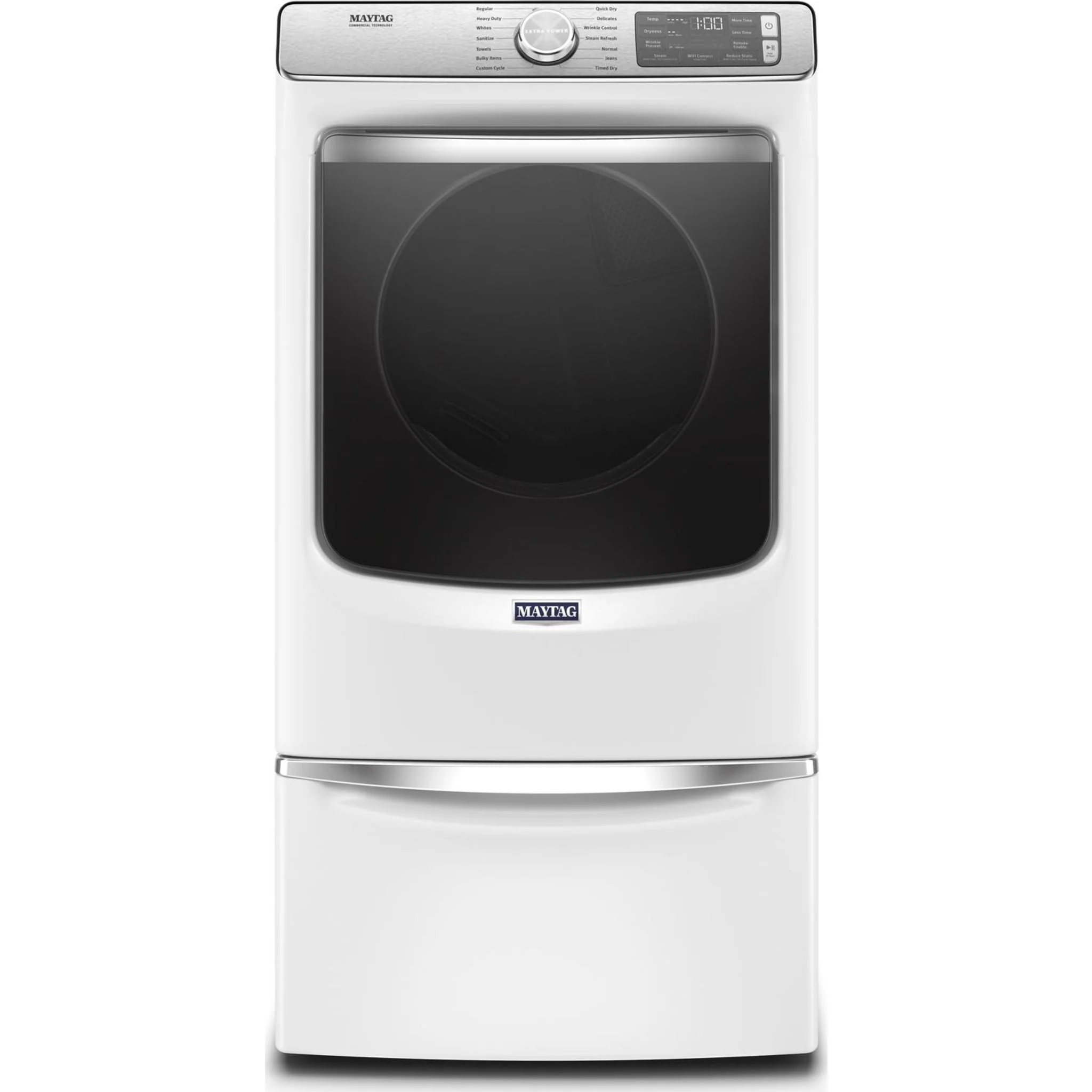 Maytag Front Load Gas Dryer with Extra Power and Advanced Moisture Sensing with industry-exclusive extra moisture sensor - 7.3 cu. ft. -White (MGD8630HW) - Image 23