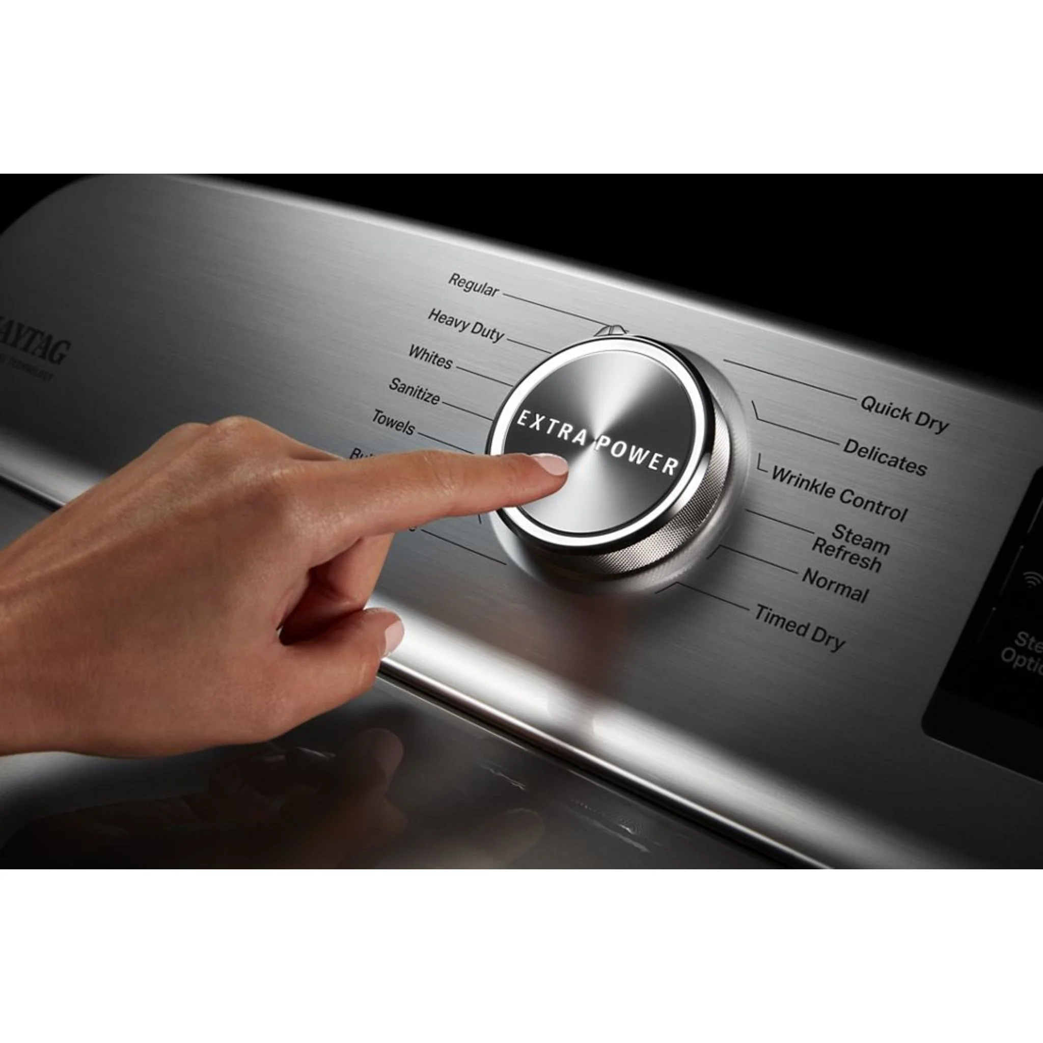 Maytag Smart Top Load Gas Dryer with Extra Power Button - 7.4 cu.ft. - Metallic Slate (MGD7230HC) - Image 24
