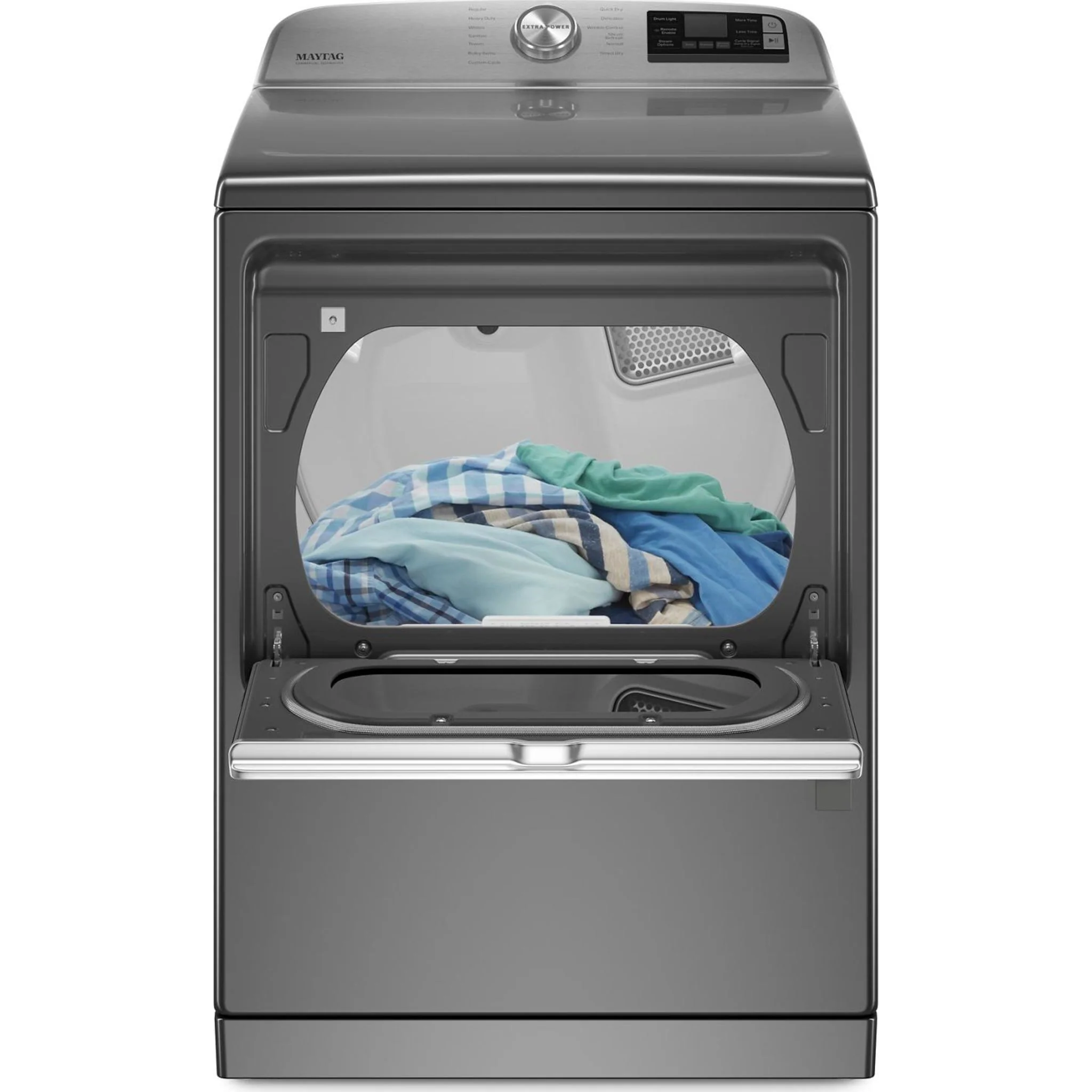 Maytag Smart Top Load Gas Dryer with Extra Power Button - 7.4 cu.ft. - Metallic Slate (MGD7230HC) - Image 39