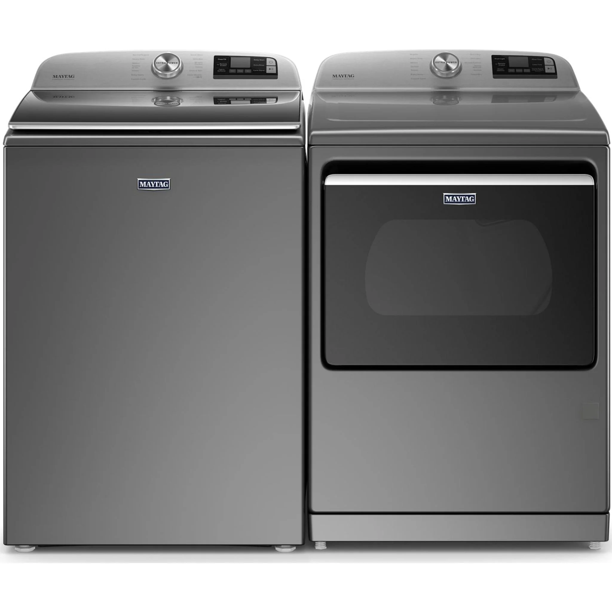 Maytag Smart Top Load Gas Dryer with Extra Power Button - 7.4 cu.ft. - Metallic Slate (MGD7230HC) - Image 43